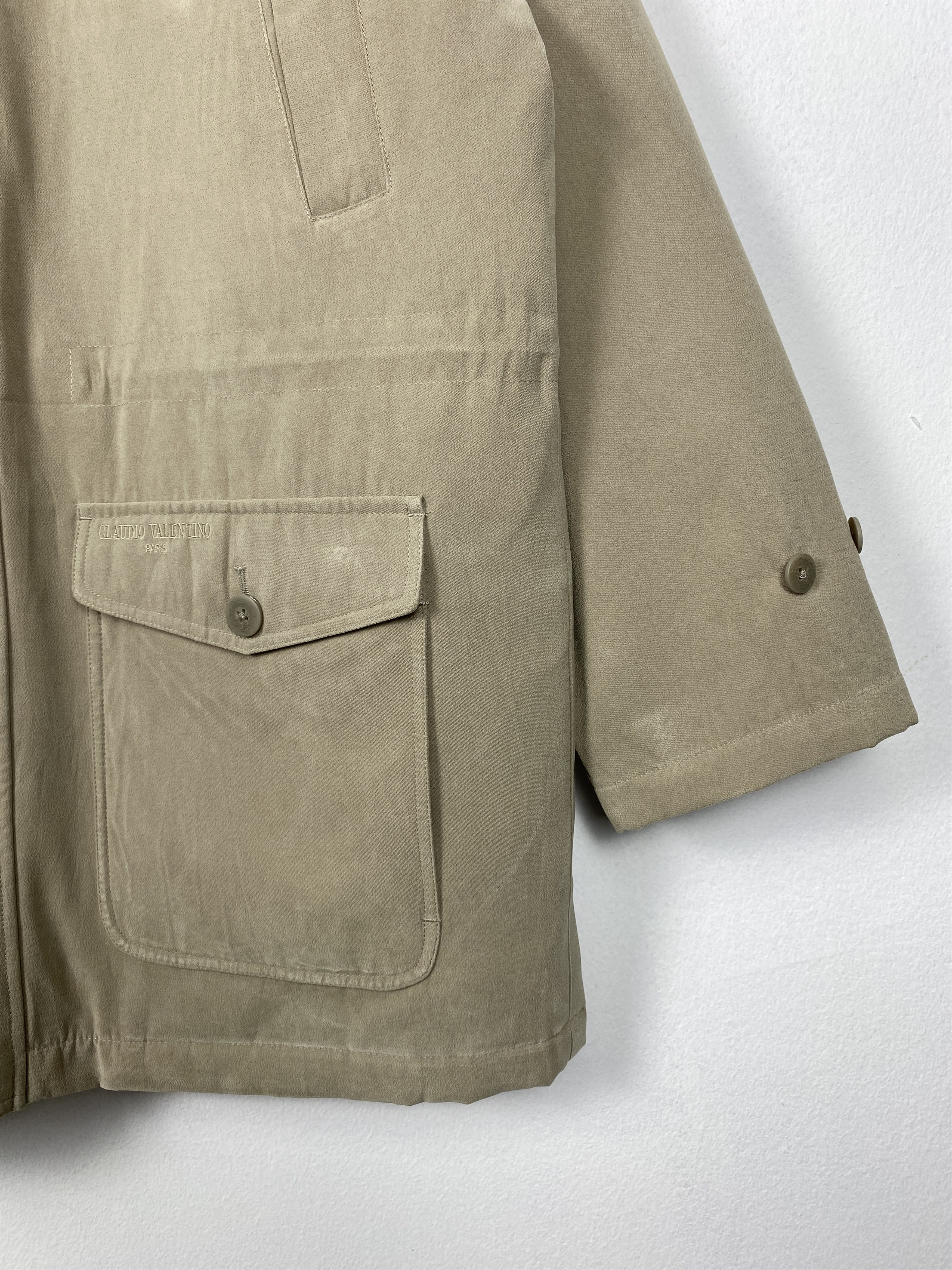 Japanese Brand Vintage Claudio Valentino Quilted Lining Jacket J1148 Size US M / EU 48-50 / 2 - 4 Thumbnail