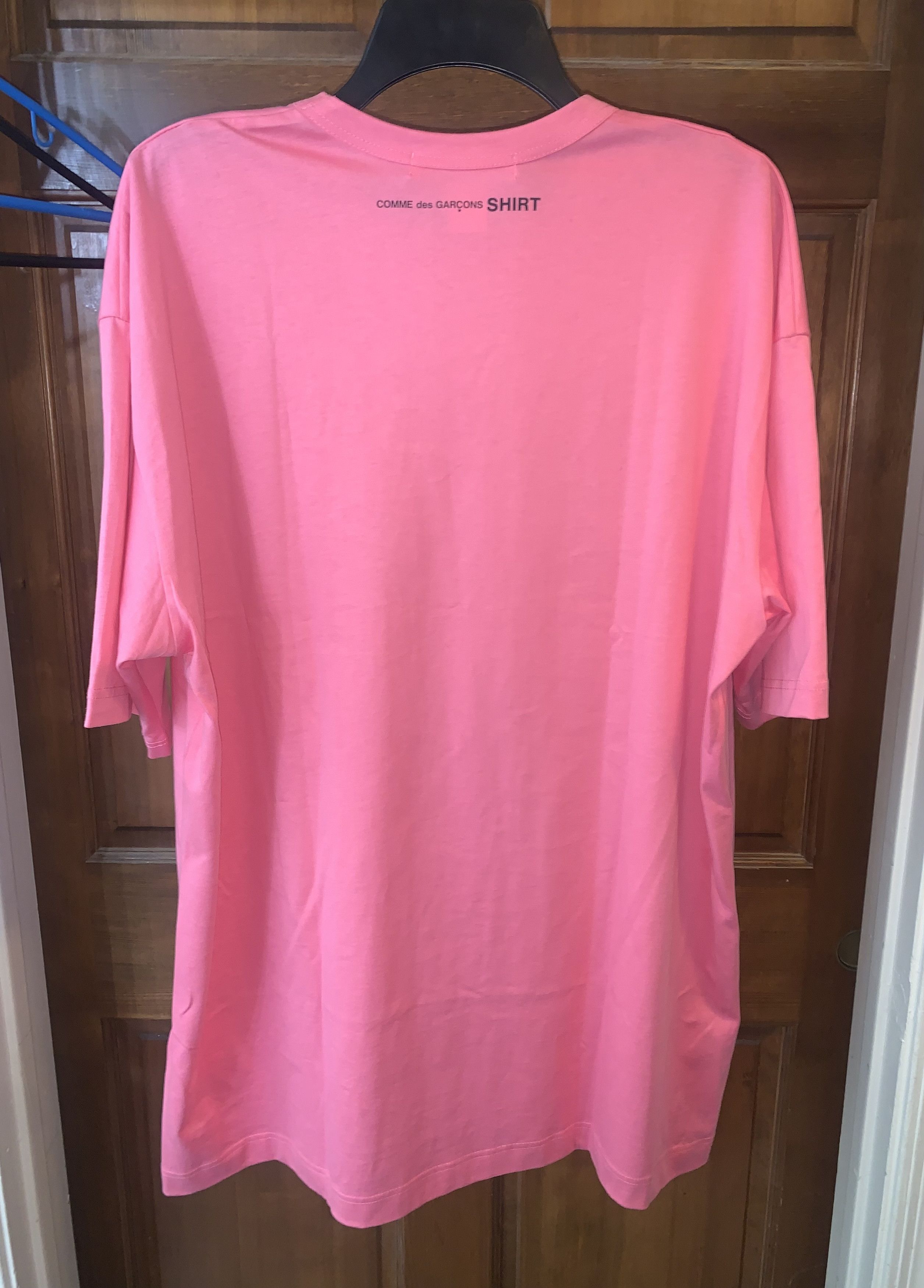 Comme des Garcons SHIRT Pink Basic T-shirt (Retails for $120) Size US L / EU 52-54 / 3 - 5 Thumbnail