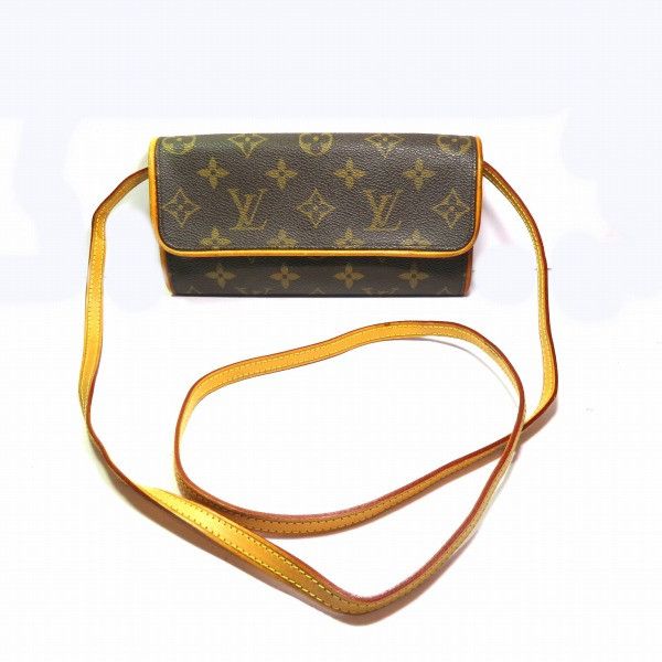 Louis Vuitton Louis Vuitton Louis Vuitton Monogram Pochette Twin PM Clutch Canvas Clutch Bag M51854 in Great Condition Size ONE SIZE - 1 Thumbnail