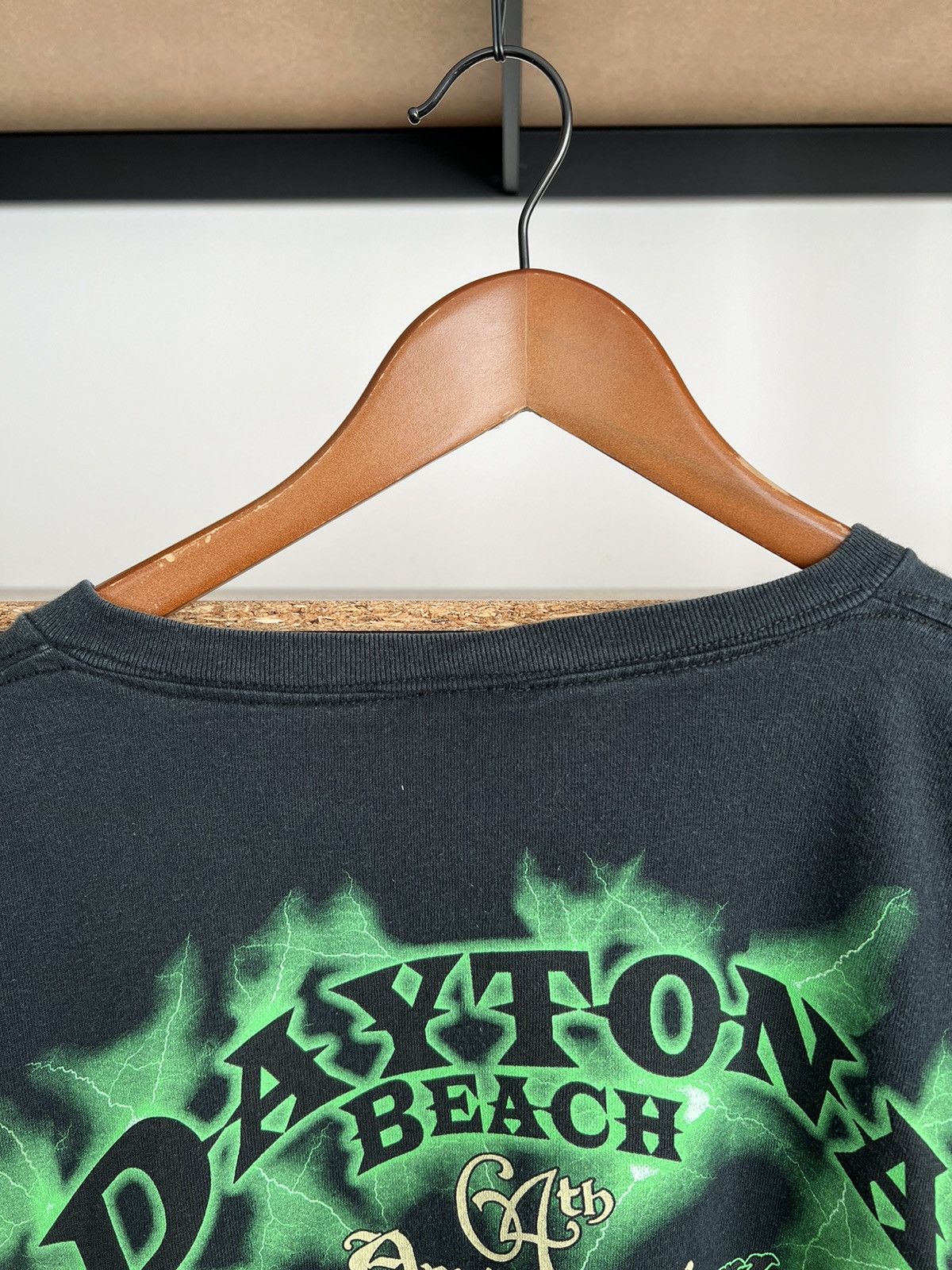 Vintage Vintage 2005 Bike Week Daytona Beach Skeleton Flame Fire Size US XXL / EU 58 / 5 - 18 Thumbnail