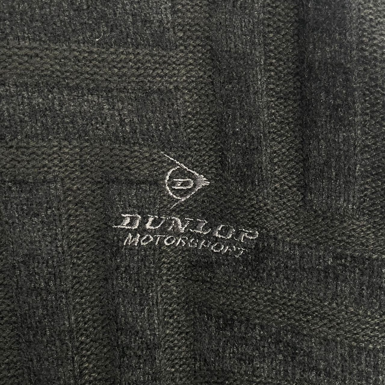 Dunlop Vintage Dunlop Motorsport Knit Style Quarter Zip Sweatshirt Size US L / EU 52-54 / 3 - 5 Thumbnail