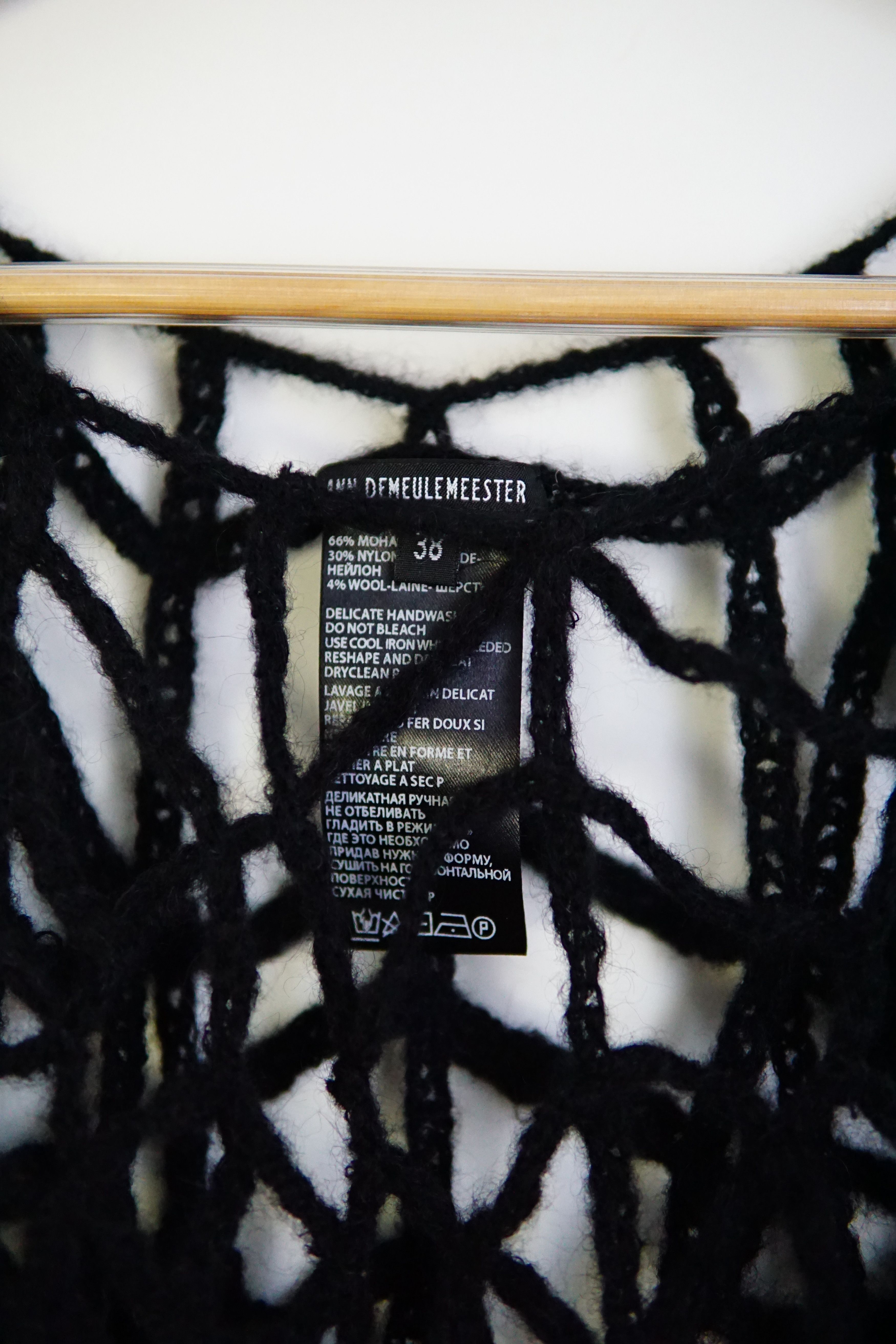 Ann Demeulemeester SS01 Spider Web Knit Size US S / EU 44-46 / 1 - 4 Thumbnail