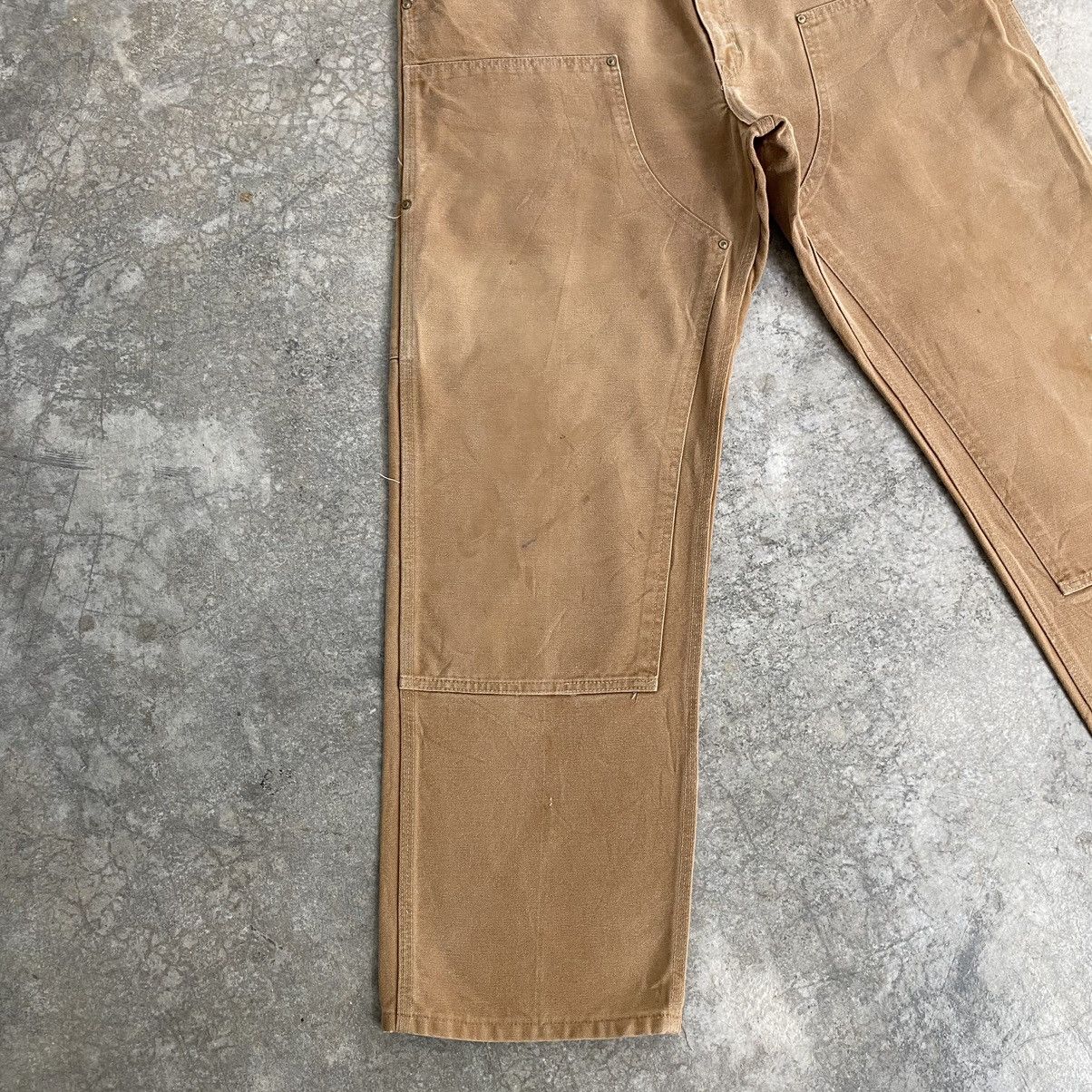 Carhartt VTG Carhartt Double Knee Faded Tan Carpenter Work Pants Size US 38 / EU 54 - 5 Thumbnail