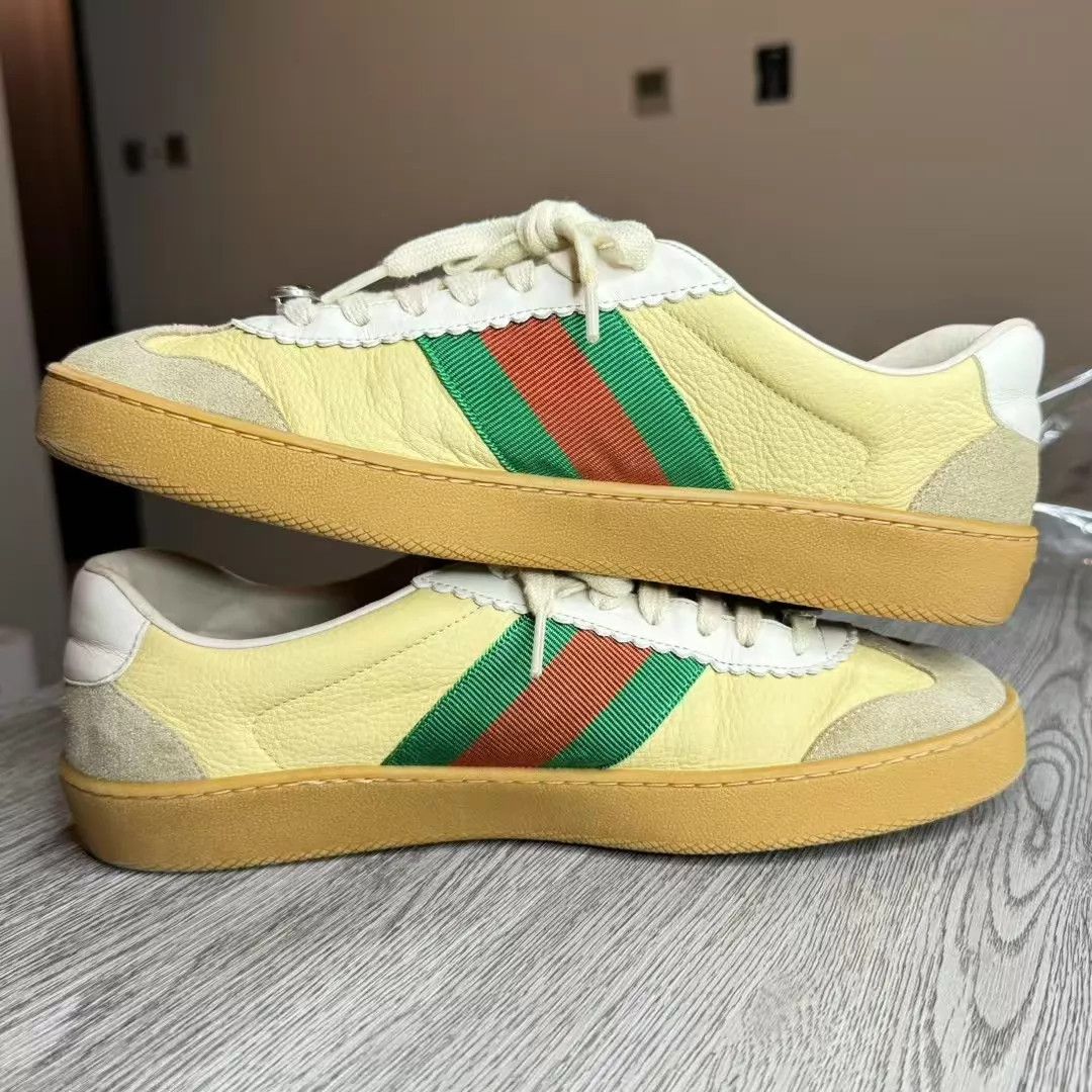 Gucci GUCCI G74 Decon Brown & Green 42 Excellent Size US 11 / EU 44 - 3 Thumbnail