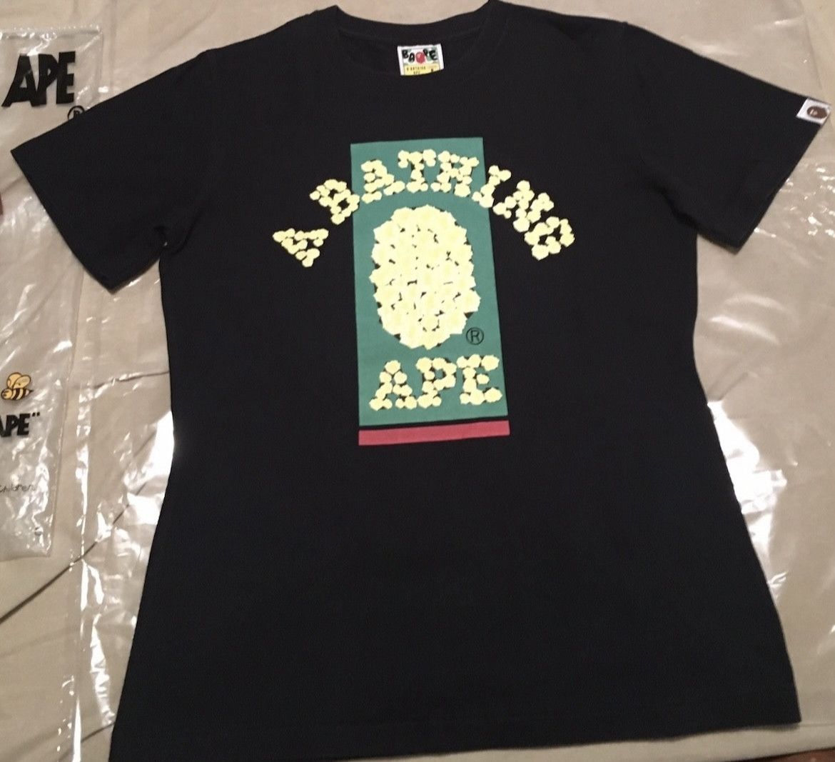 Bape Bape logo tee shirt Size S / US 4 / IT 40 - 1 Thumbnail