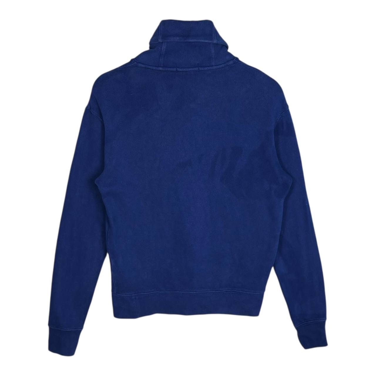 Polo Ralph Lauren Polo Ralph Lauren Shawl Neck Pullover Navy Sweatshirt Size US XS / EU 42 / 0 - 2 Thumbnail