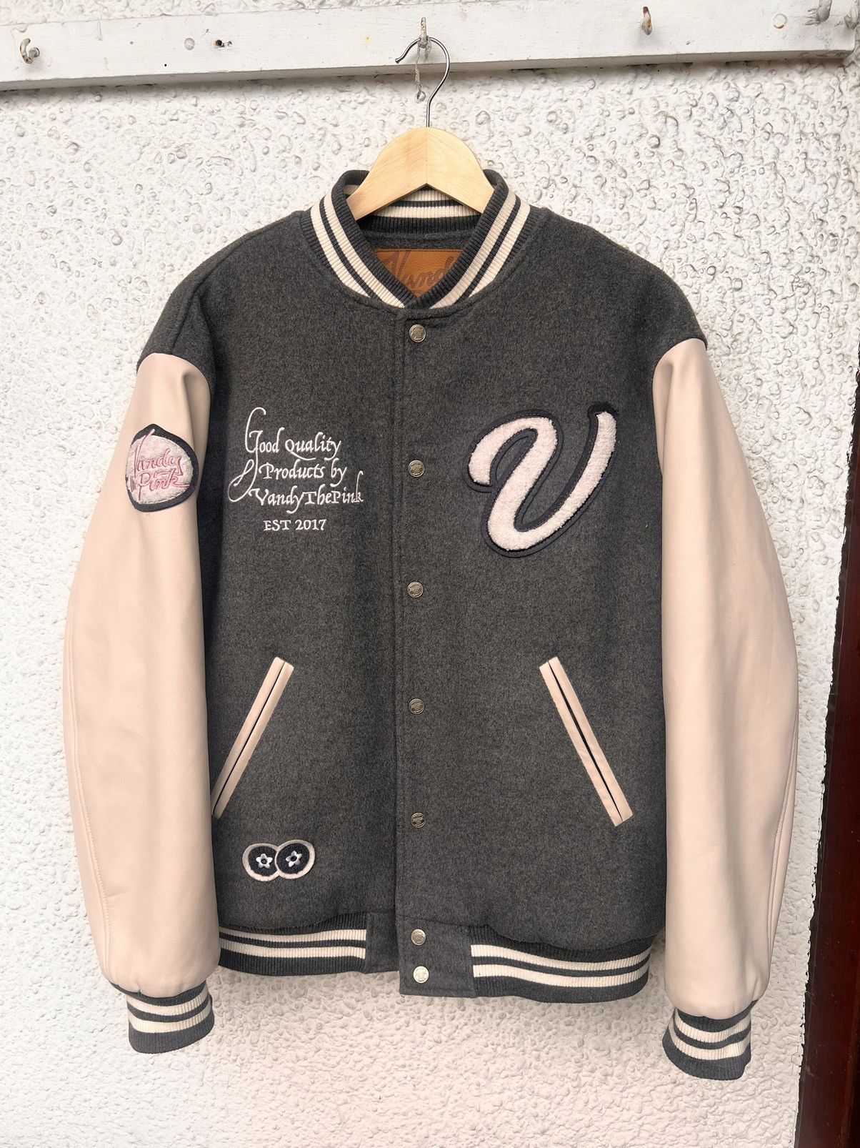 Vandy The Pink 4 Year Anniversary Varsity Jacket | Grailed