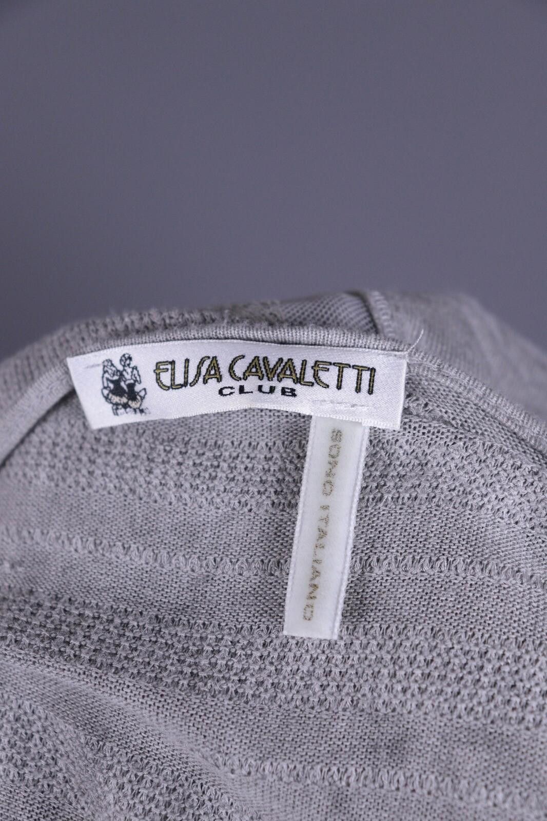 Designer Elisa Cavaletti Club Sono Gray Lagenlook Dress Size L Size L / US 10 / IT 46 - 11 Thumbnail