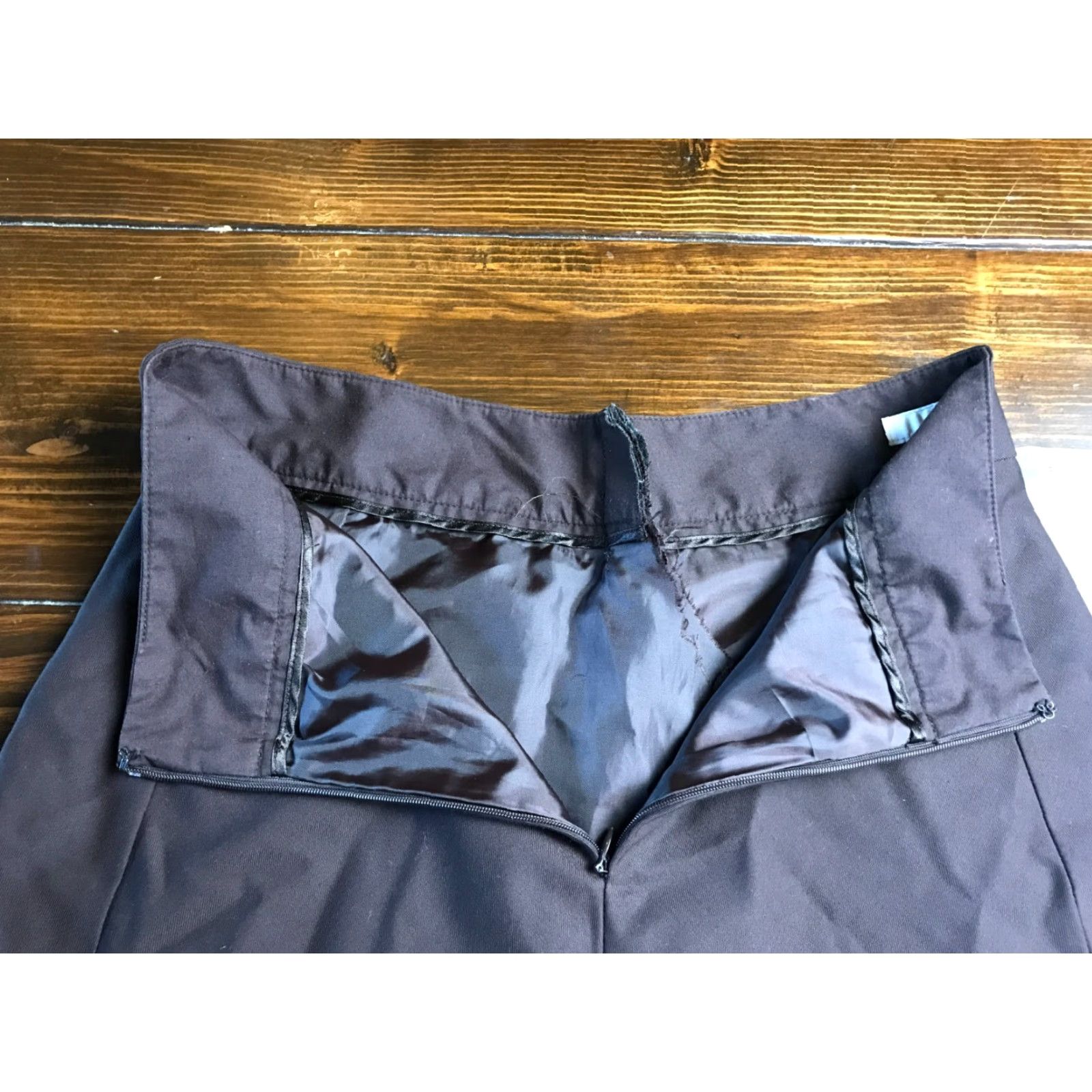 Merona Merona Women's Skirt Size 8 Brown A-Line Back Zip Casual Size 30" / US 8 / IT 44 - 3 Thumbnail