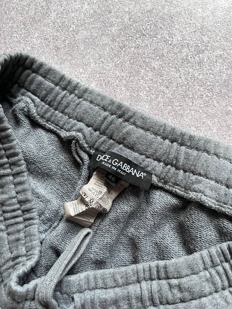 Dolce & Gabbana × Vintage Vintage Dolce & Gabbana Crown Cotton Track Pants M Size US 32 / EU 48 - 5 Thumbnail