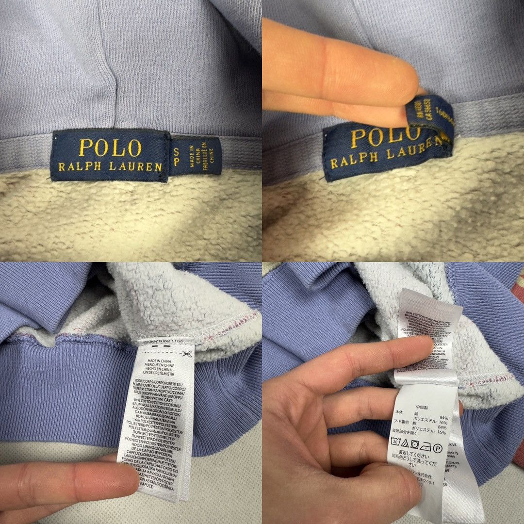 Polo Ralph Lauren Polo Ralph Lauren Women Multicolor Patchwork Fleece Hoodie S Size S / US 4 / IT 40 - 8 Thumbnail