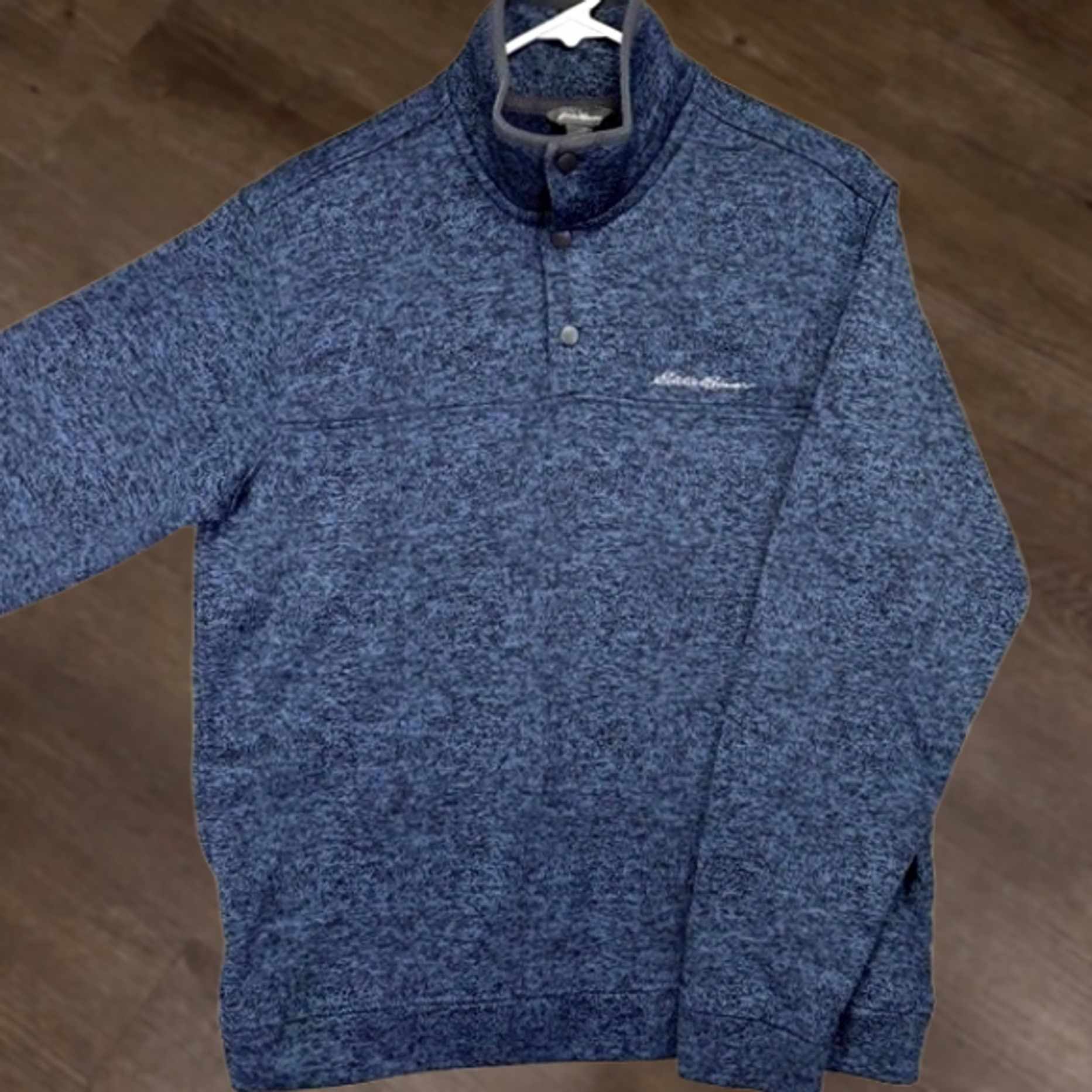 Eddie Bauer Eddie Bauer Sweater Adult Large Blue Fleece Quarter Snap Pullover Sweatshirt Men Size US L / EU 52-54 / 3 - 1 Thumbnail