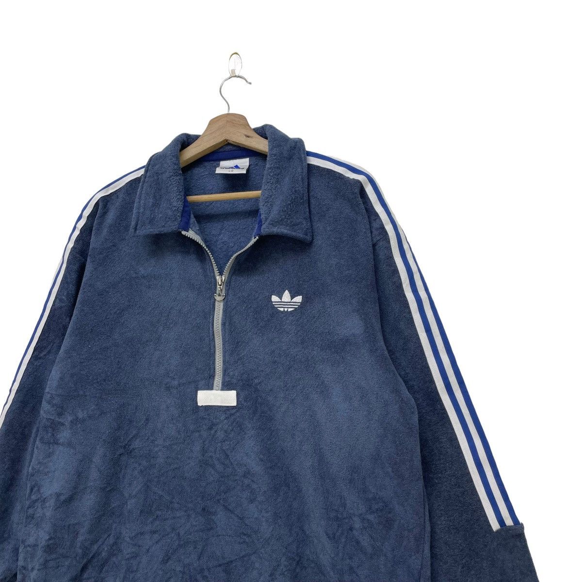 Adidas × Vintage Vintage Adidas Half Zipper Size US M / EU 48-50 / 2 - 3 Thumbnail
