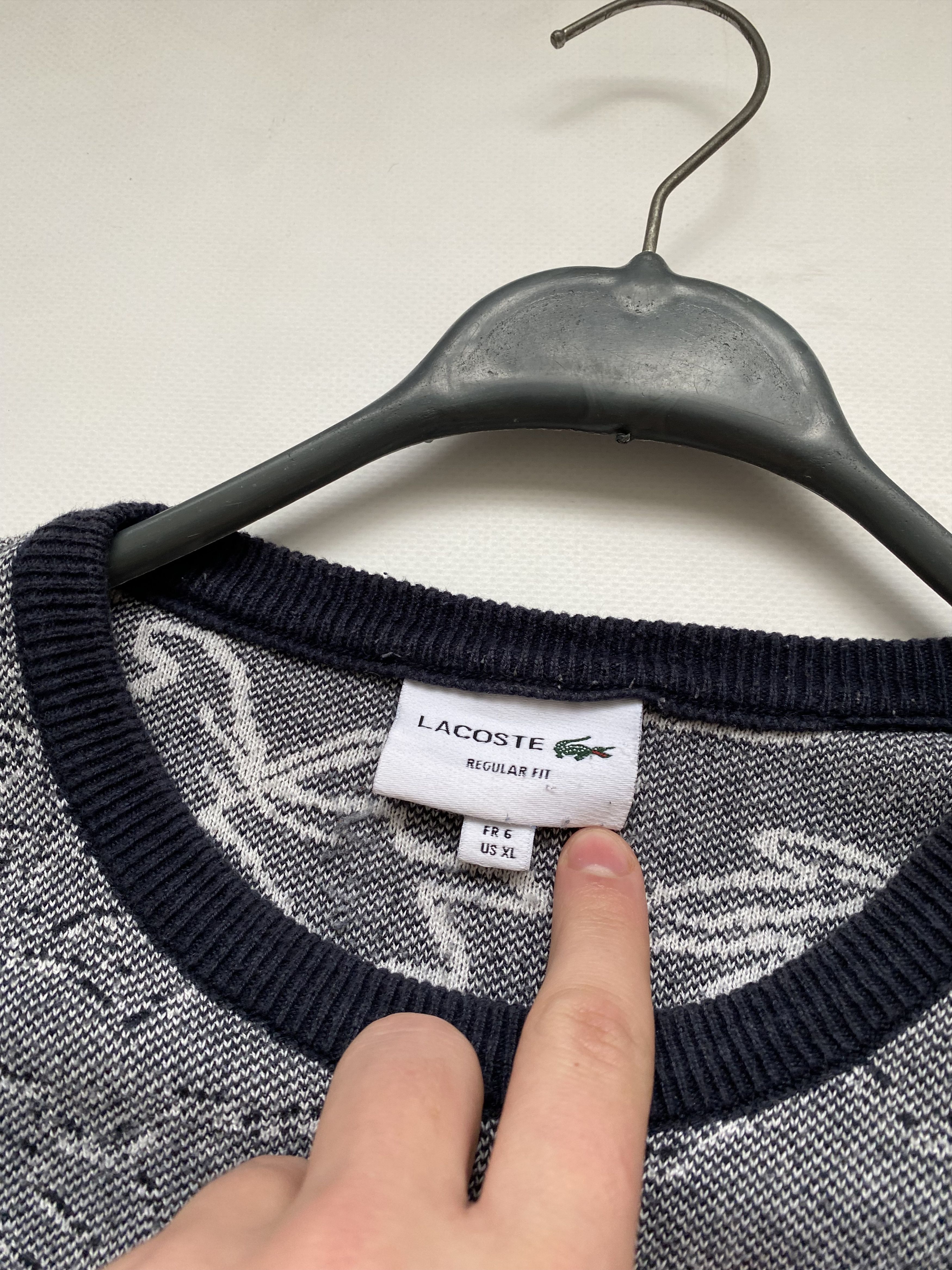 Lacoste Lacoste vintage sweater long sleeve Size US XL / EU 56 / 4 - 4 Thumbnail