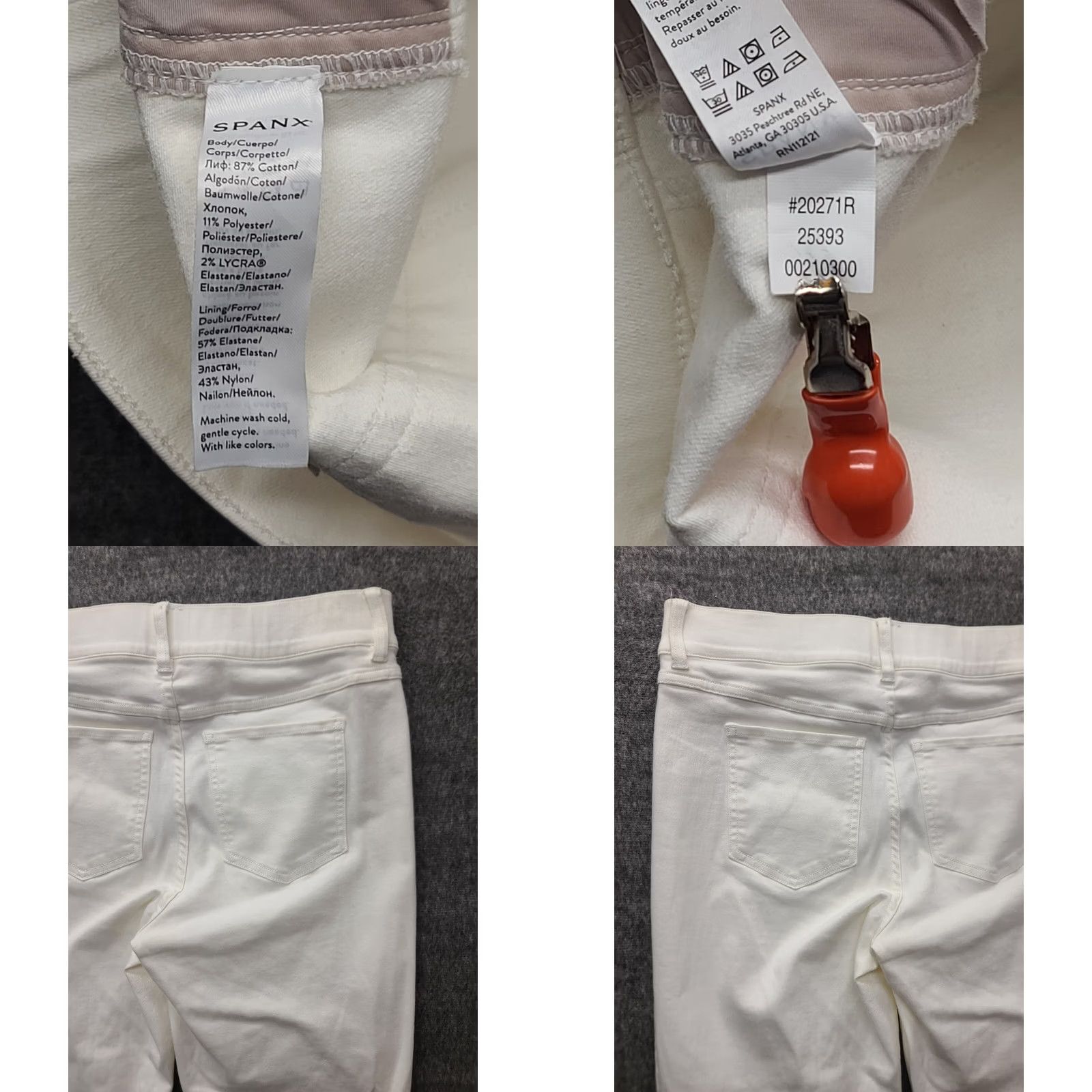 Spanx Spanx Jeans Womens L Regular Fit Ankle High Rise Slimming Shapewear Jeggings Size 36" / US 14 / IT 50 - 8 Thumbnail