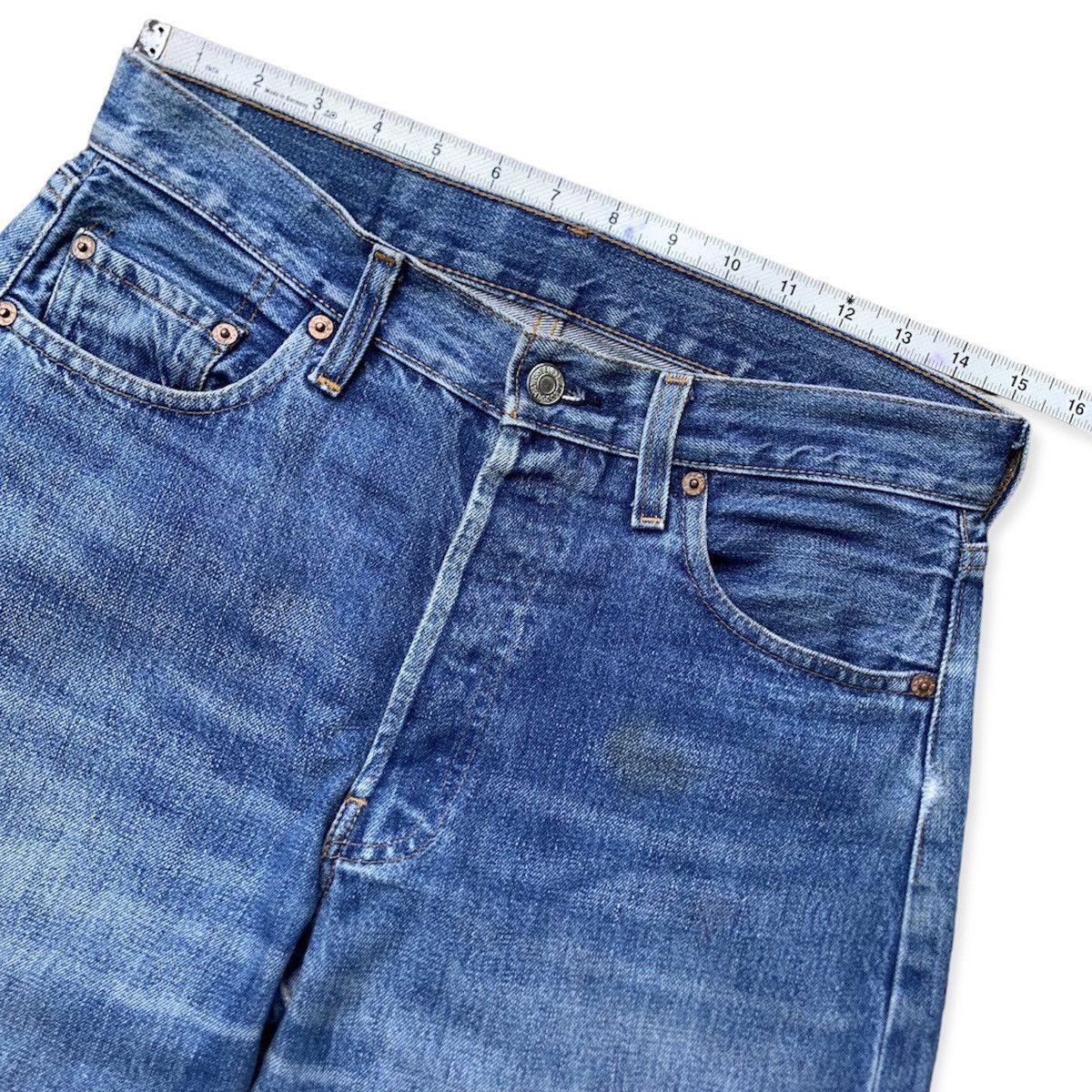 Levi's Vintage 90s Levis 501 Big E Selvedge Redline 555 Denim 31 Size US 31 - 19 Thumbnail