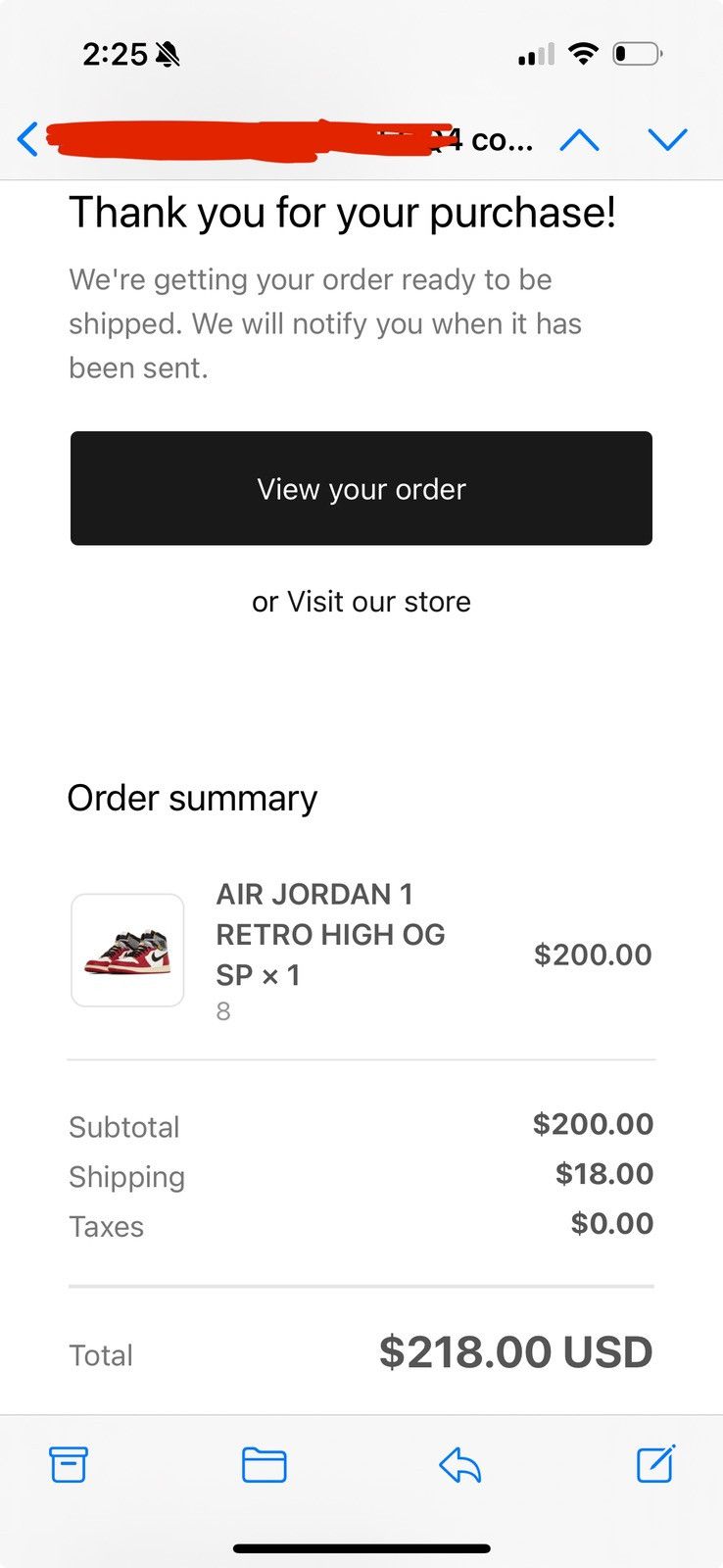 Air Jordan 1 x Union LA Chicago Shadow
