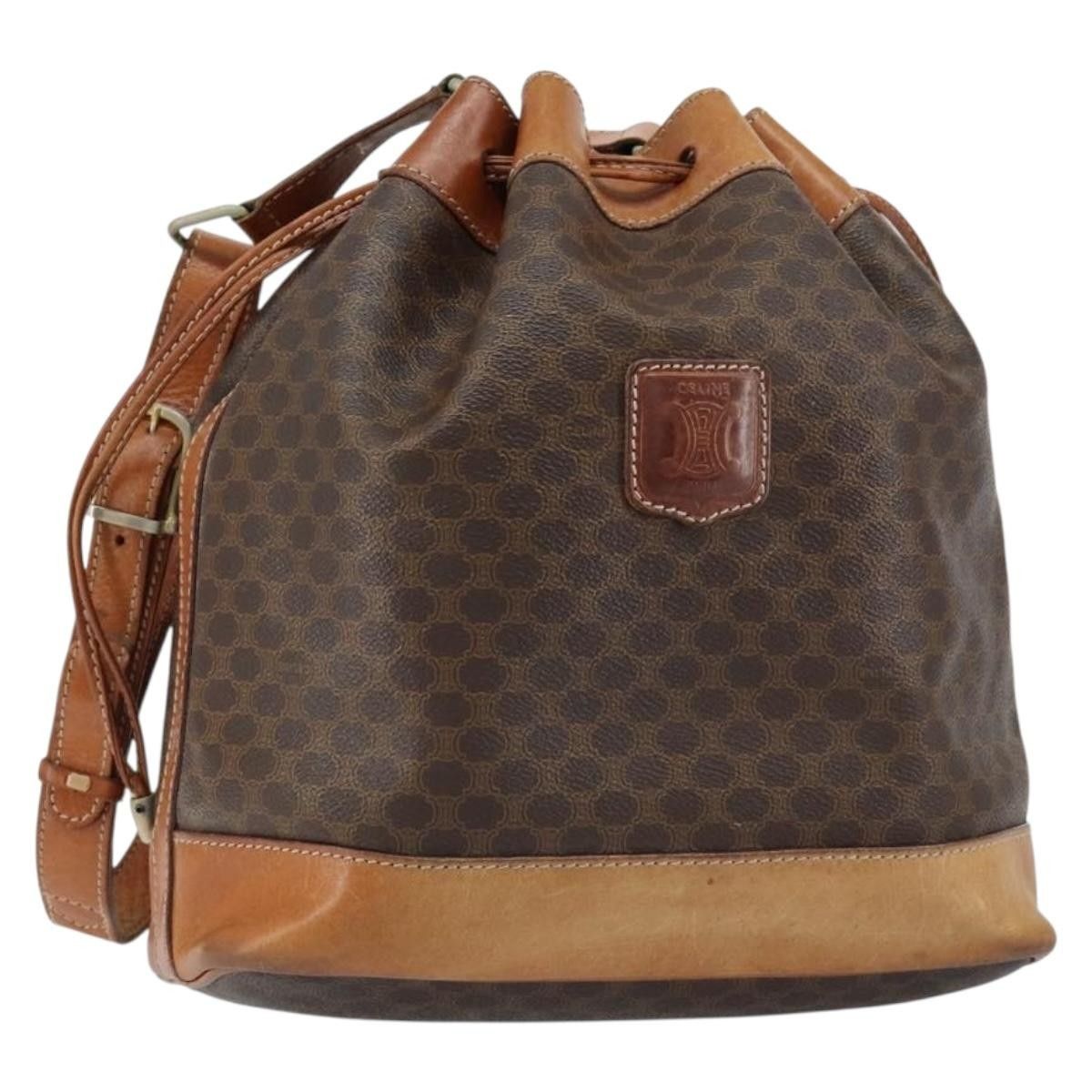 Celine Celine Vintage Macadam Shoulder Bag Canvas Size ONE SIZE - 1 Thumbnail