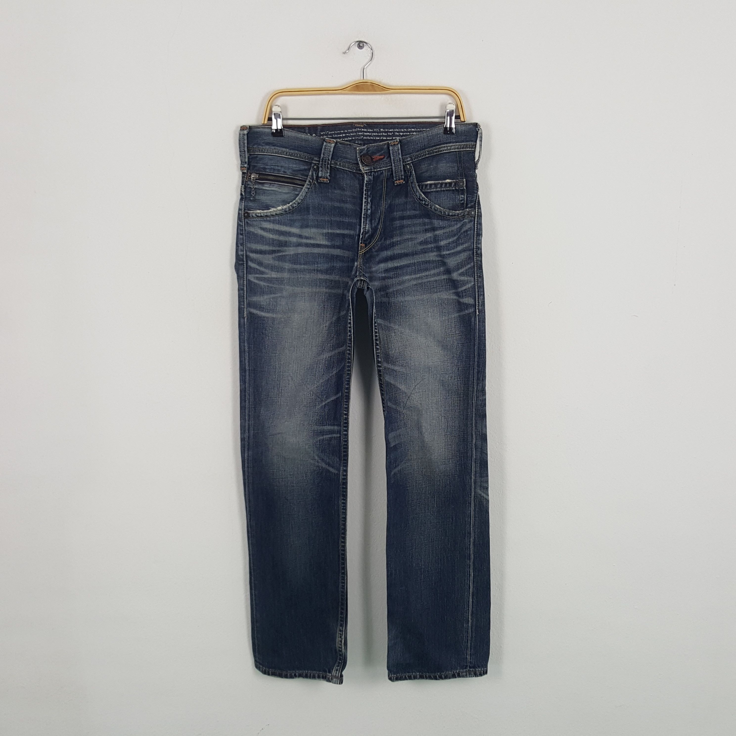 Levi's × Vintage Vintage Levi's American Distressed Style Grunge Denim Jeans Size US 33 - 1 Thumbnail