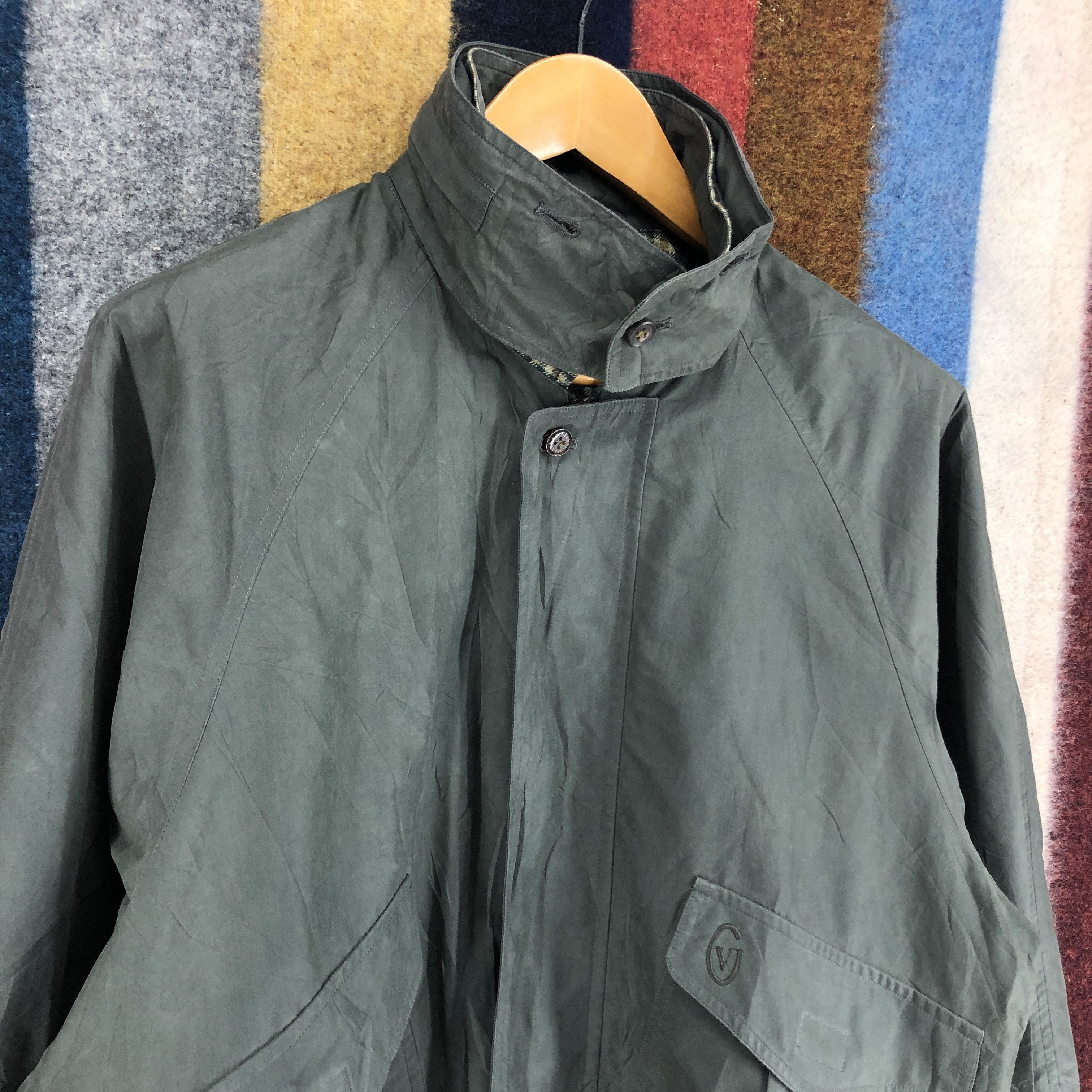 Gianni Valentino GIANNI VALENTINO ITALY Casual Jacket With Hoodie #0485/U Size US L / EU 52-54 / 3 - 2 Thumbnail