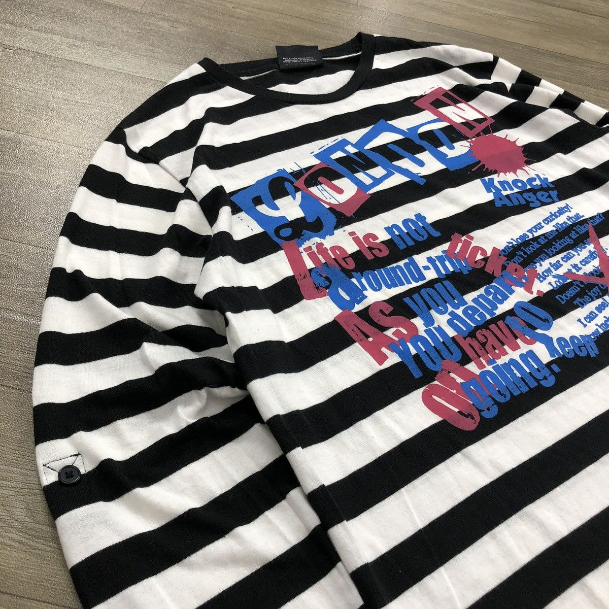 Japanese Brand 2000s Durante Punk IfSixWasNine Kmrii Goa Lgb Longsleeve Size US L / EU 52-54 / 3 - 3 Thumbnail
