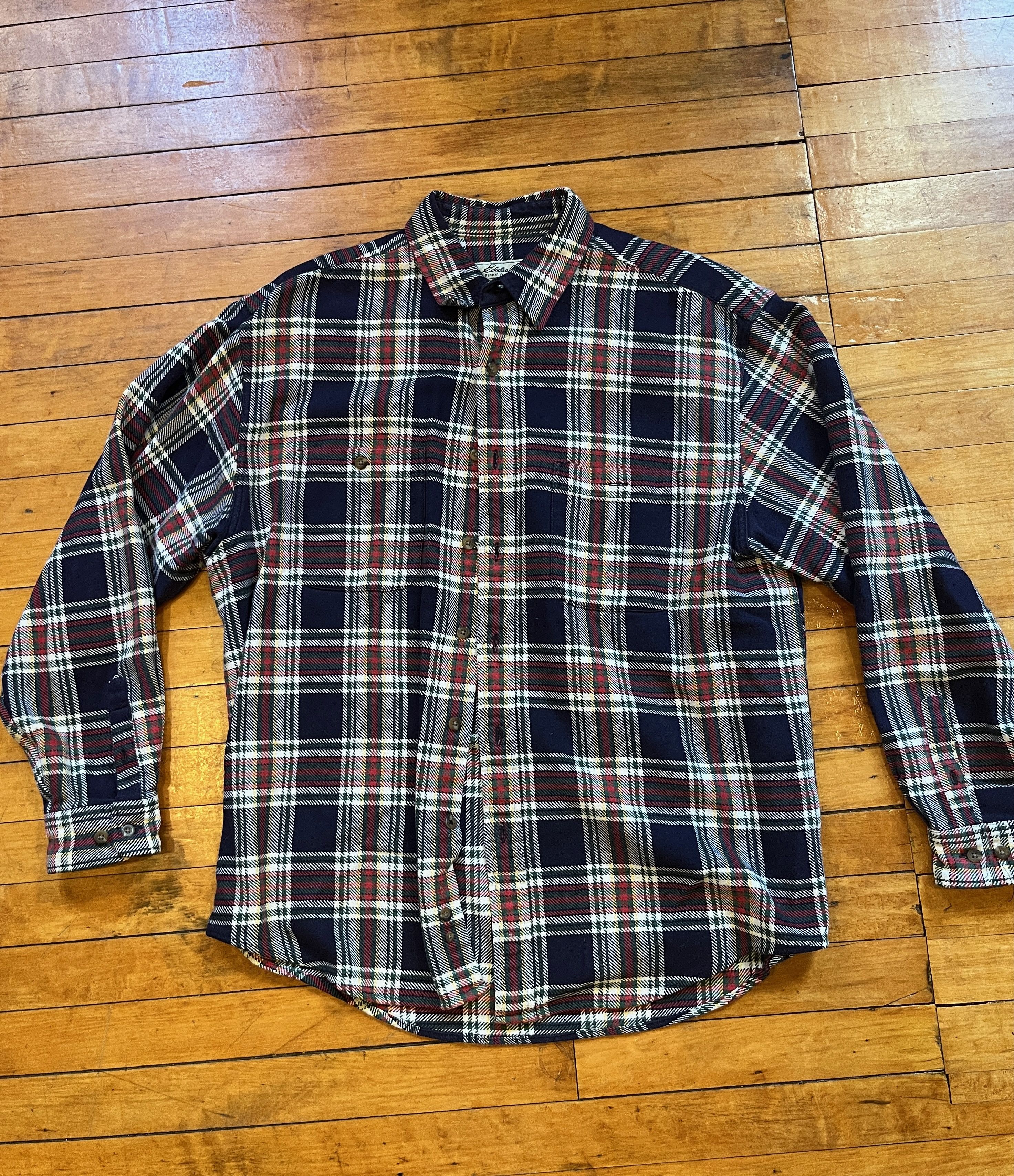 Eddie Bauer Vintage Eddie Bauer Flannel Size US L / EU 52-54 / 3 - 1 Thumbnail