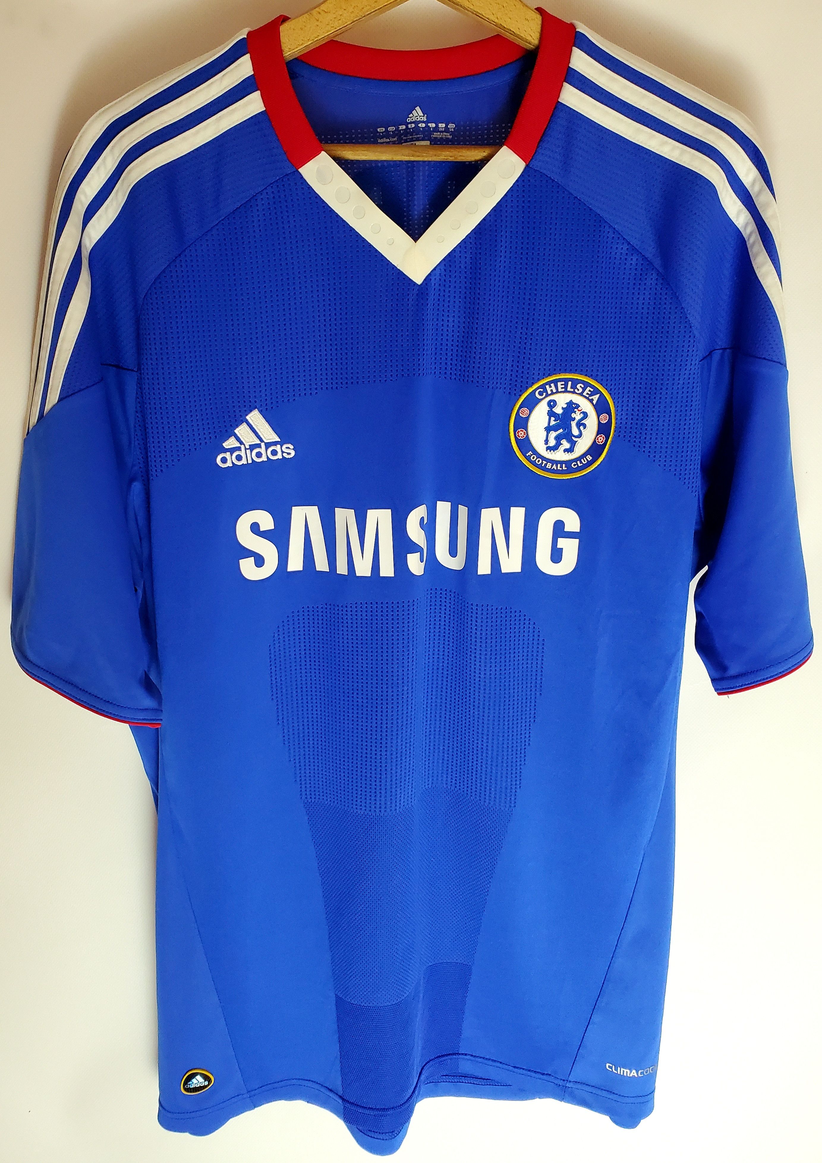 Chelsea Soccer × Nike CHELSEA 2010 2011 HOME SHIRT SOCCER JERSEY #9 TORRES L Size US L / EU 52-54 / 3 - 1 Thumbnail