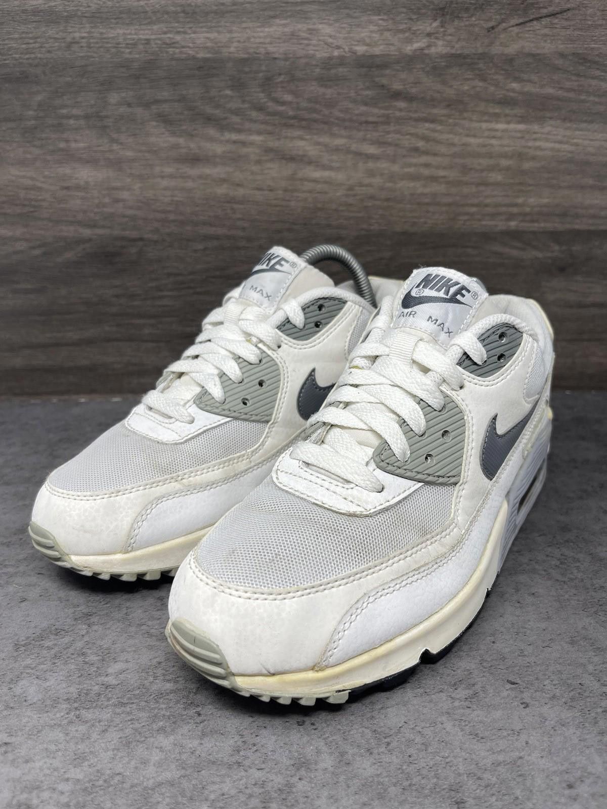 Nike Nike Air Max 90 Sneakers Womens Size 7.5 White Grey Size US 7.5 / IT 37.5 - 2 Thumbnail