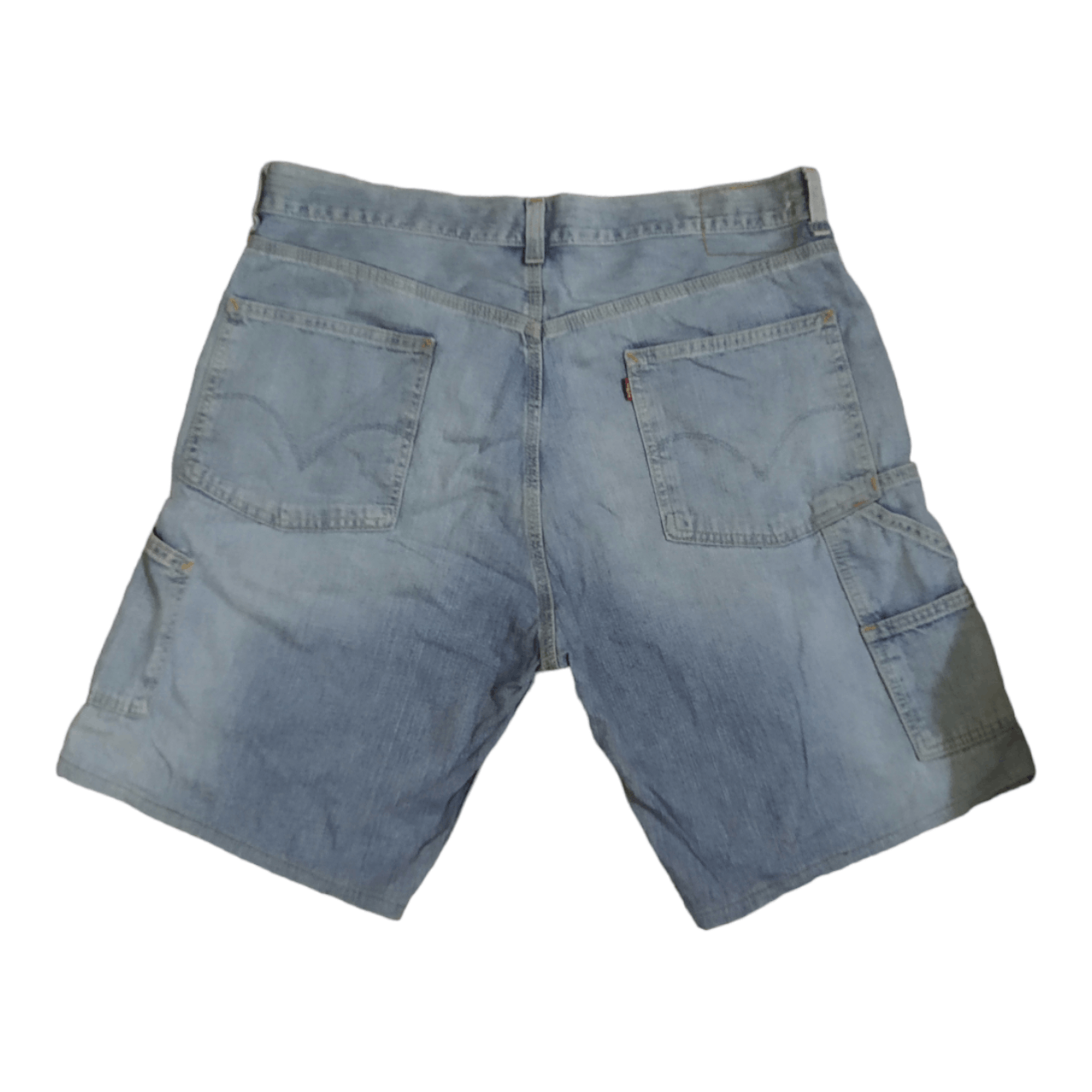 Levi's Distressed Levis carpenter jeans shorts pants Size US 38 / EU 54 - 2 Thumbnail
