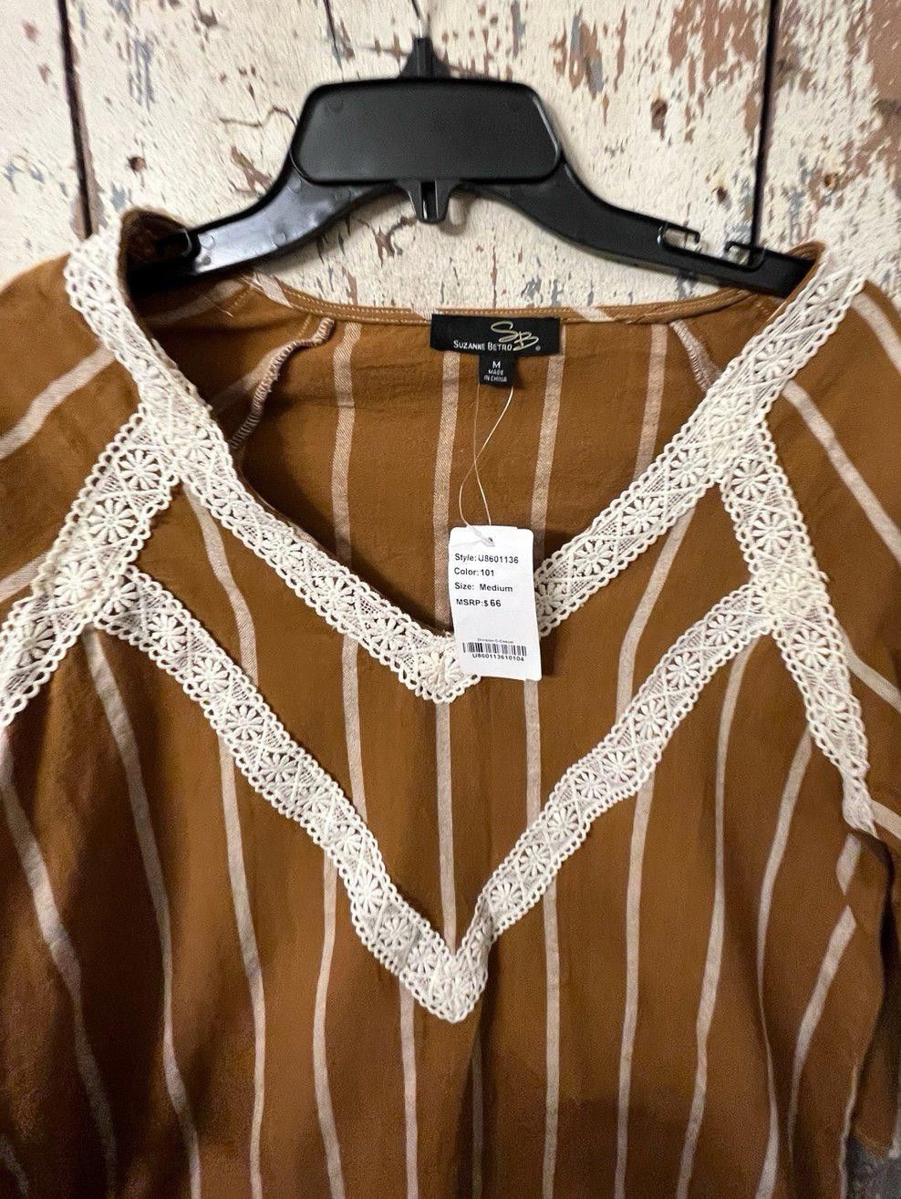 Designer Lot of three women’s blouses size Medium, business casual Size M / US 6-8 / IT 42-44 - 7 Thumbnail