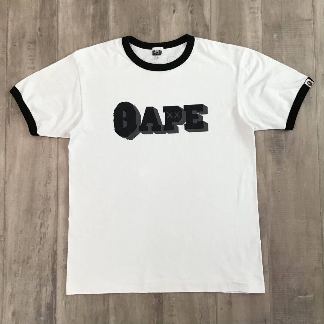 Bape × Kaws BAPE × KAWS LOGO T-shirt a bathing ape NIGO Size US L / EU 52-54 / 3 - 2 Thumbnail