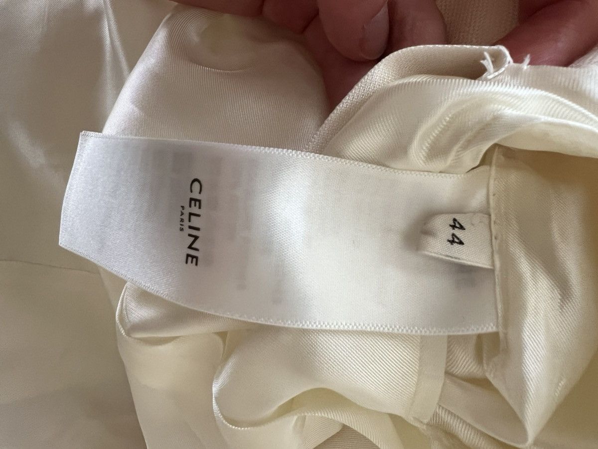 Celine Celine SS 2023 White Blazer Size 44S - 7 Thumbnail