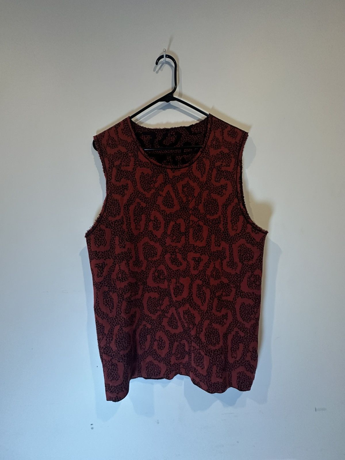 Lanvin Lanvin Leopard-pattern Jacquard Sleeveless Sweater Size US M / EU 48-50 / 2 - 5 Thumbnail