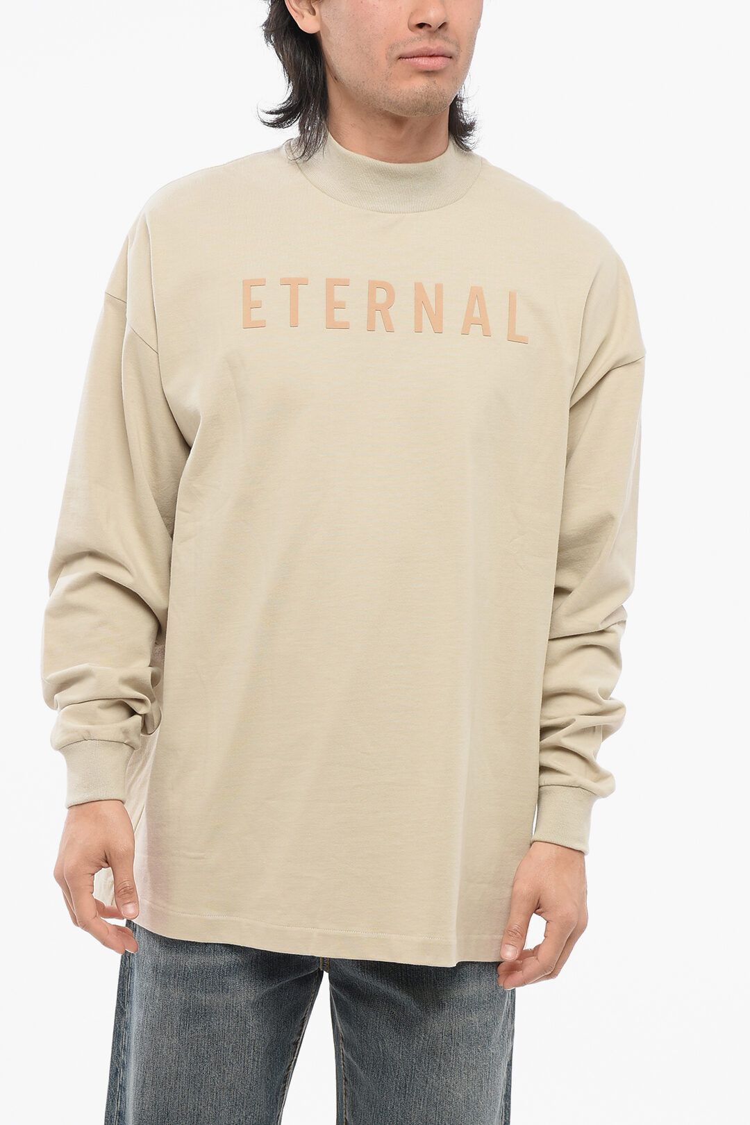 Fear of God og1mm0825 Long-sleeved ETERNAL T-Shirt in Beige Size US XXL / EU 58 / 5 - 1 Thumbnail