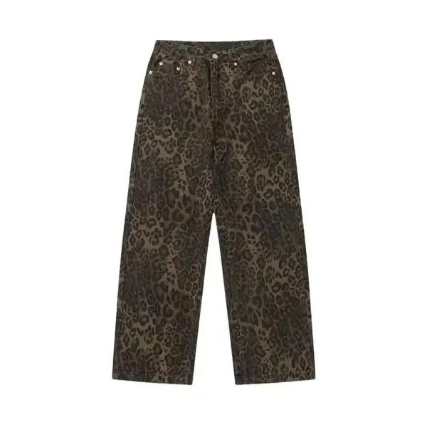 Japanese Brand Higuchi x Katou Leopard print jeans Size US 31 - 6 Thumbnail