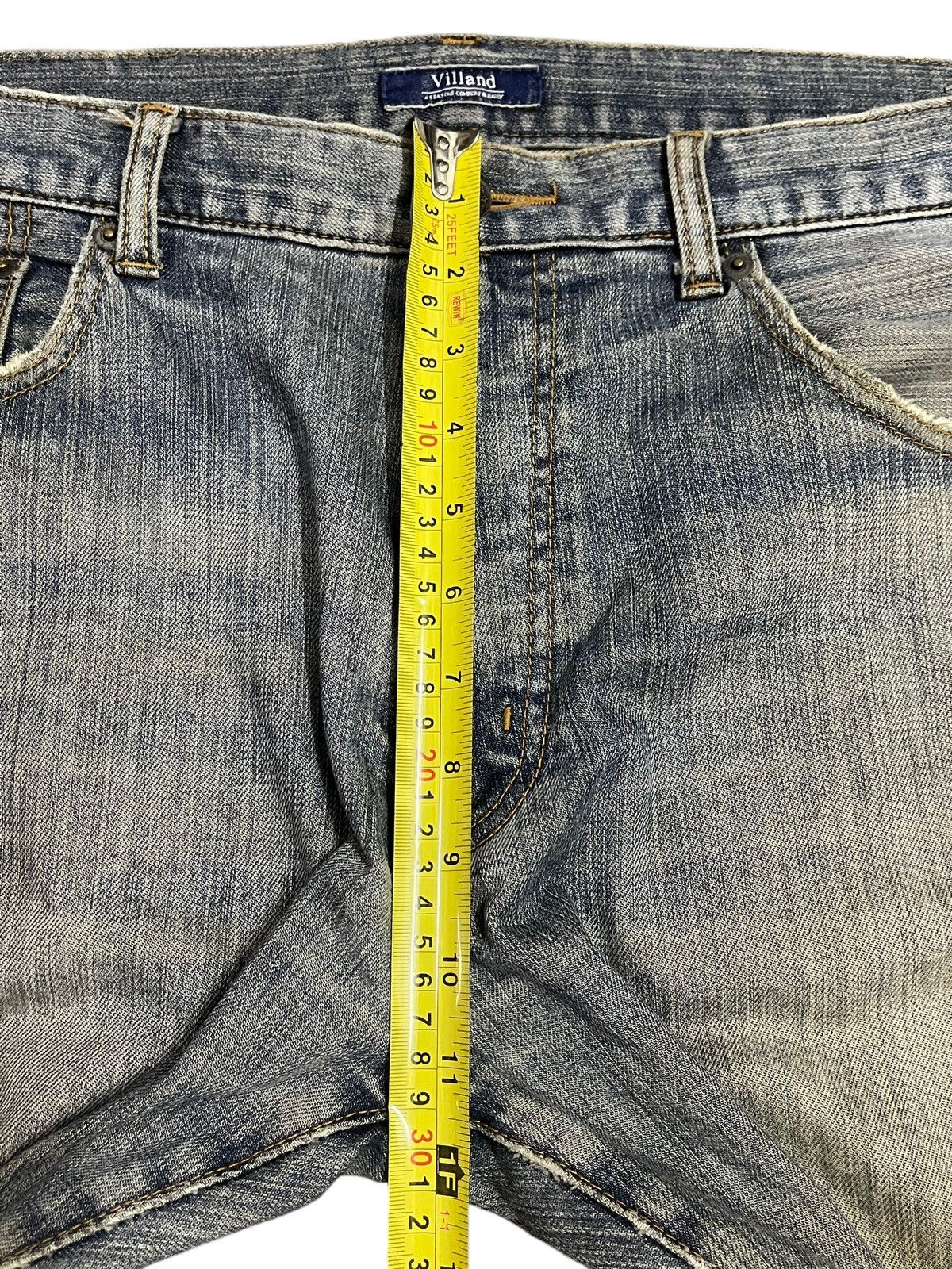 Jun Takahashi Vintage Japanese Brand Blue Wash Distress Loose Jeans Size US 36 / EU 52 - 14 Thumbnail