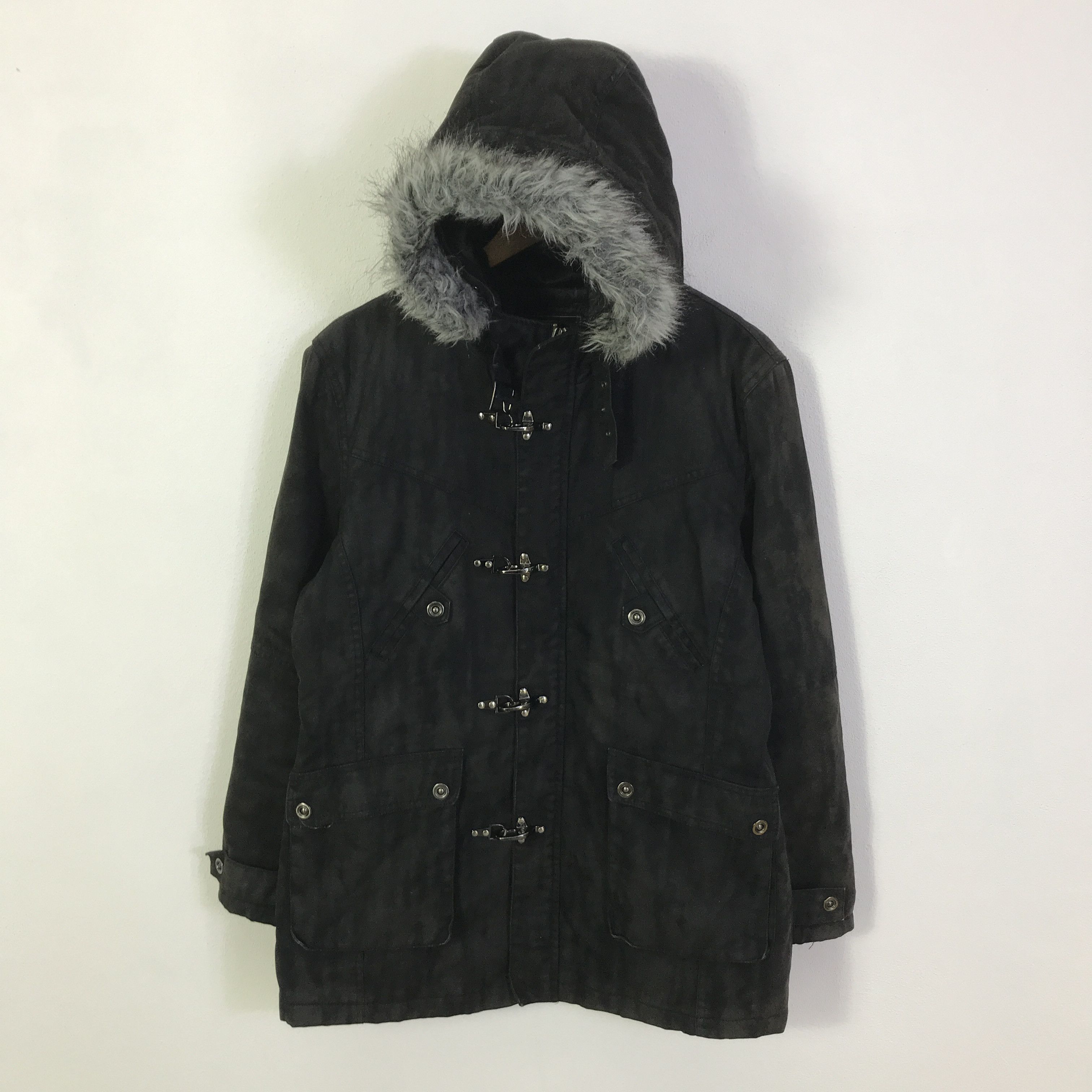 Japanese Brand Japan roushatte punk fur hooodie jacket Size US L / EU 52-54 / 3 - 1 Thumbnail