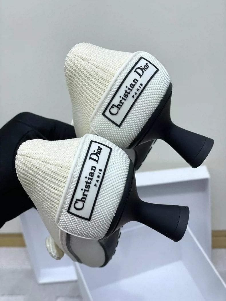 Dior Dior Stitching letter logo Mary Jane single shoes 2504-Next Size US 5.5 / IT 35.5 - 4 Thumbnail