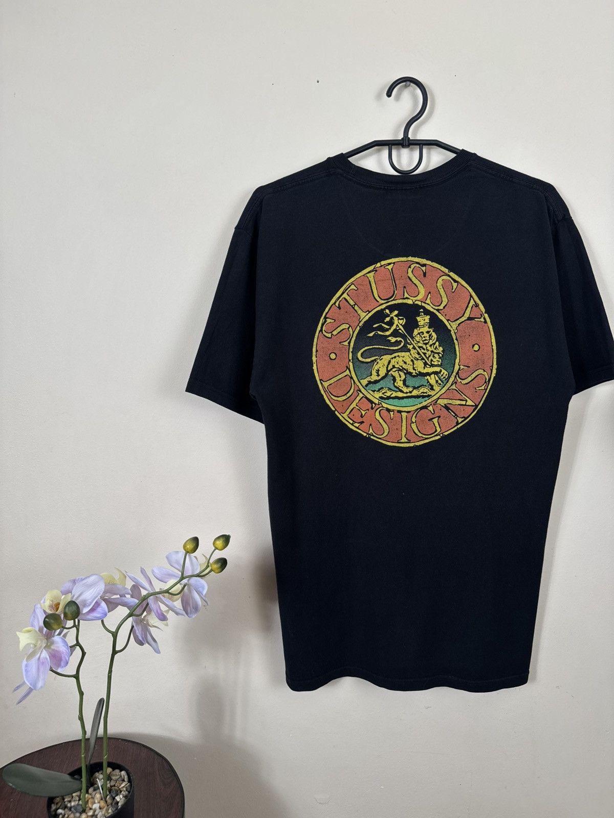 Stussy Stussy T shirt Designs Lion Black Streetwear Skate Surf M Size US M / EU 48-50 / 2 - 3 Thumbnail