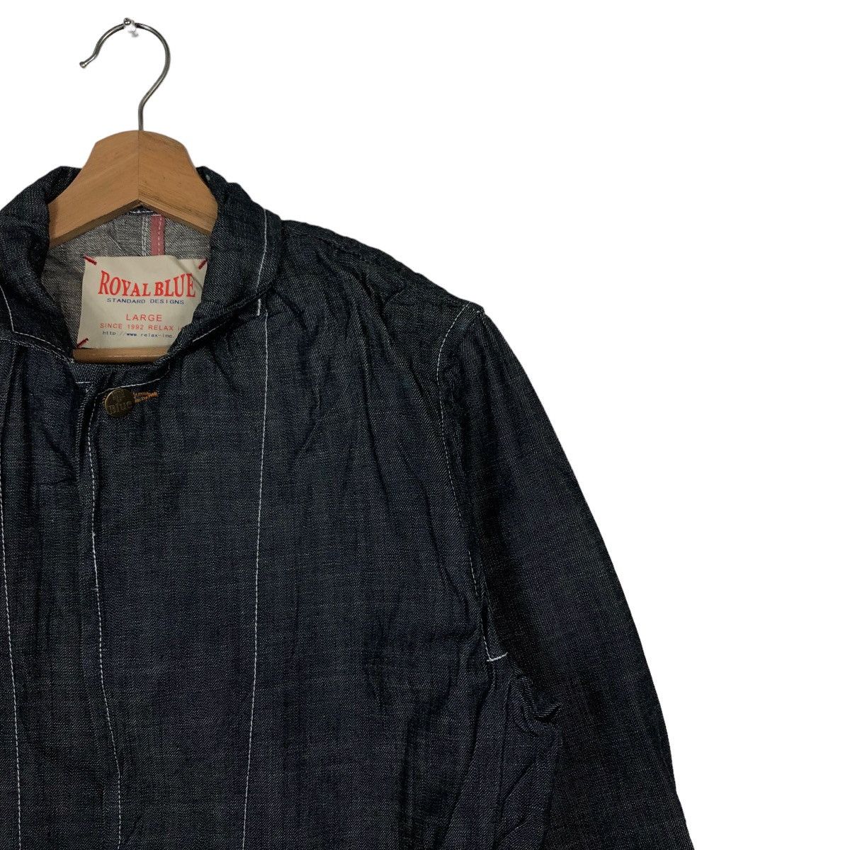 Japanese Brand 🔥80’s Royal Blue Toyo Enterprise Denim Work Jacket Size US L / EU 52-54 / 3 - 6 Thumbnail