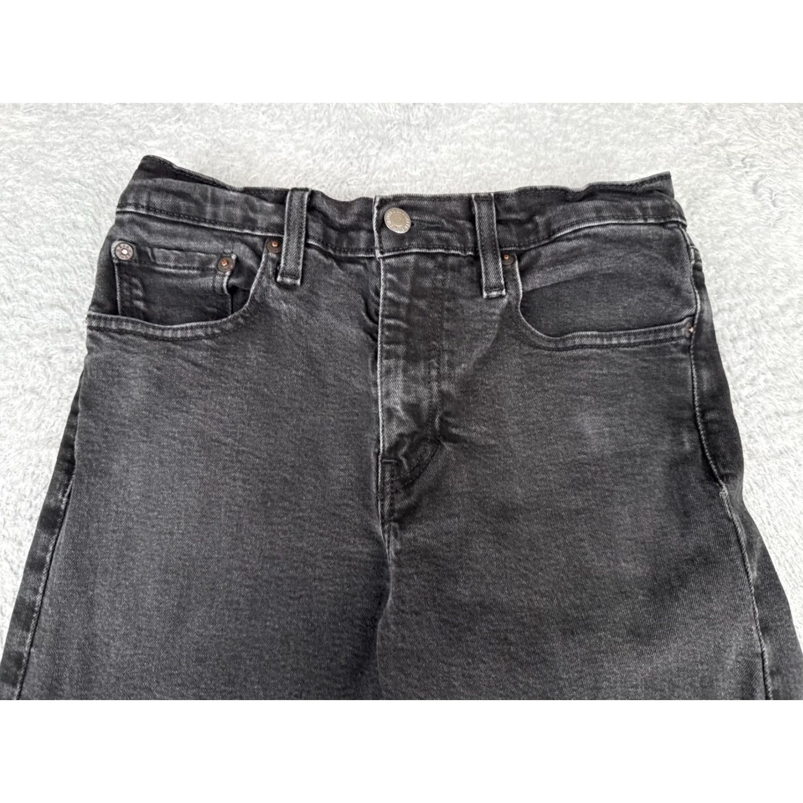 Levi's VINTAGE Levi's 512 Jeans Men Slim Taper 27x27 Black Denim 512 Levi's 500 Series Jeans Mens Slim Size US 30 / EU 46 - 4 Thumbnail