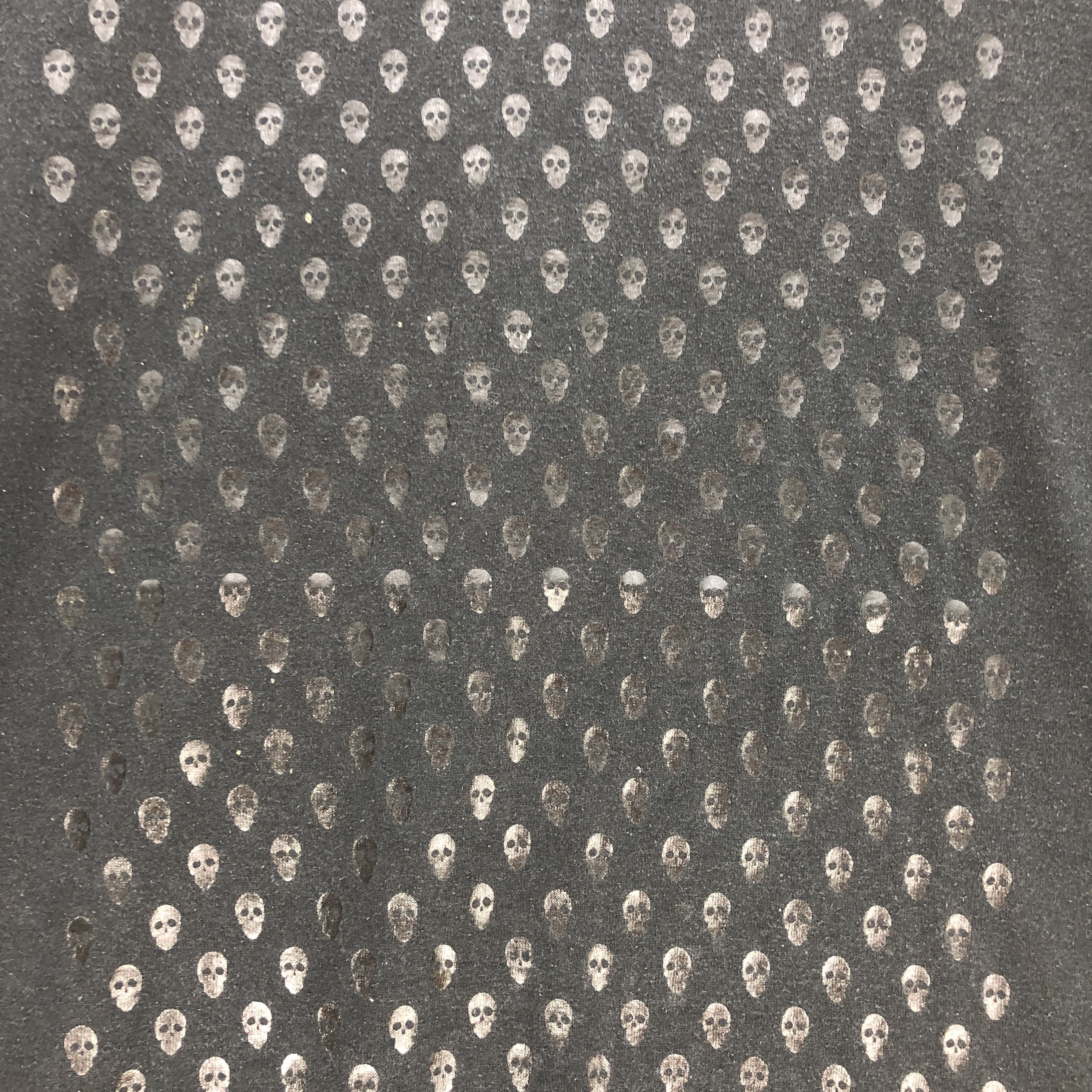Vintage Vintage 90s Skulls T Shirts Skulls Monogram Polka Dot Tee Size US M / EU 48-50 / 2 - 2 Thumbnail