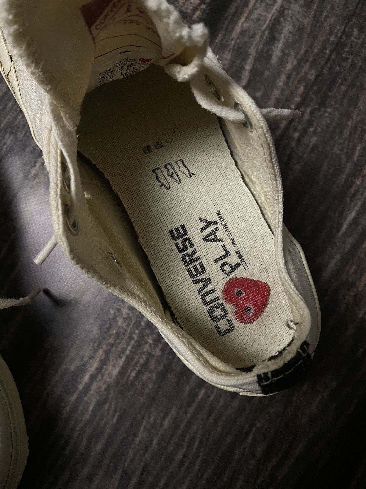 Comme des Garcons × Converse RARE❗️COME DES GARSONS x CONVERS LOW SNEAKERS Size US 7.5 / IT 37.5 - 9 Thumbnail