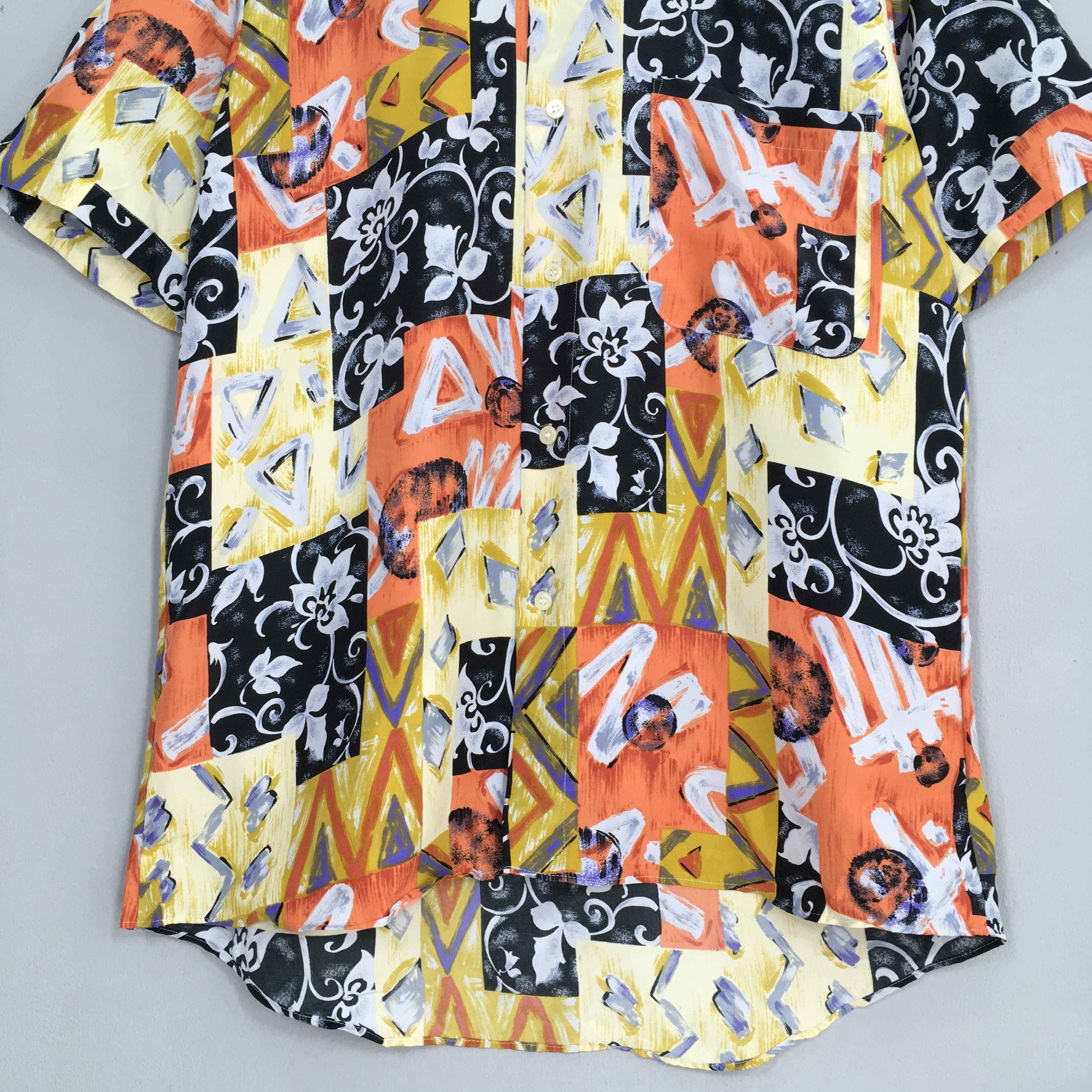 Other Vintage Hawaiian Abstract Polyester Shirt Medium Size US M / EU 48-50 / 2 - 3 Thumbnail