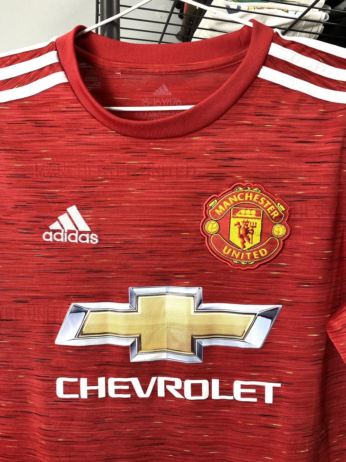 Nike 2020-21 Adidas Manchester United Soccer Jersey T Shirt Size US S / EU 44-46 / 1 - 2 Thumbnail