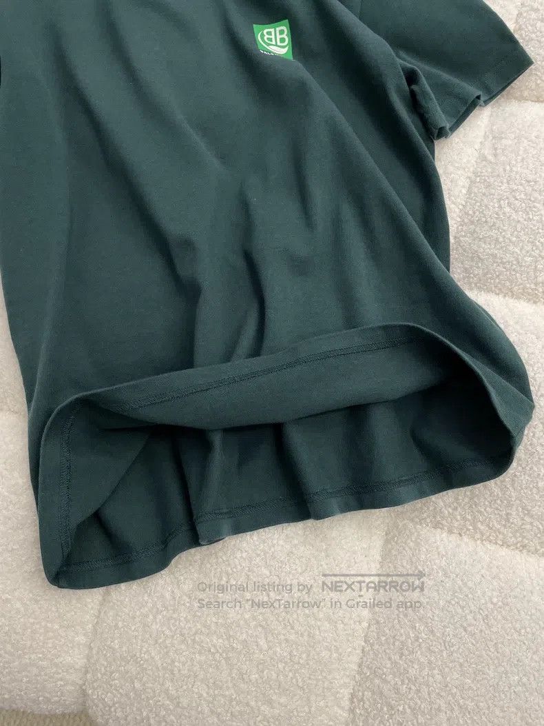 Balenciaga Balenciaga Green Short Sleeve T-Shirt Size US L / EU 52-54 / 3 - 6 Thumbnail