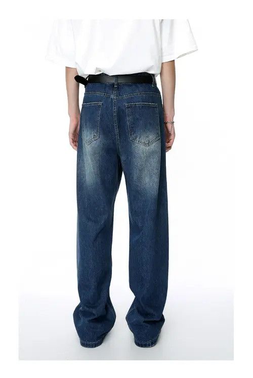 Other Vintage patch ripped loose straight jeans Size US 32 / EU 48 - 5 Thumbnail