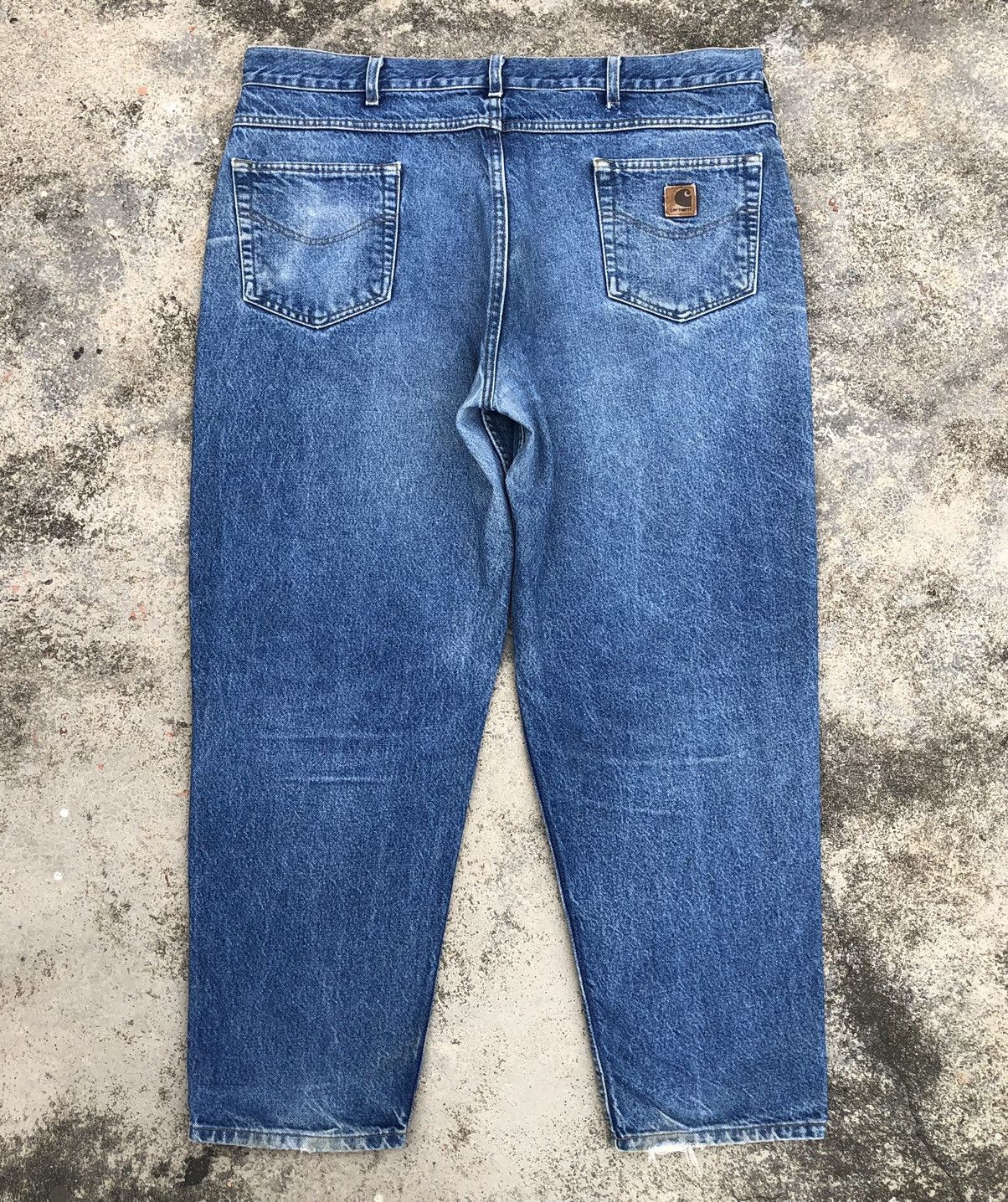 Carhartt Vintage Carhartt Beige Distressed Denim Pant Size US 40 / EU 56 - 9 Thumbnail