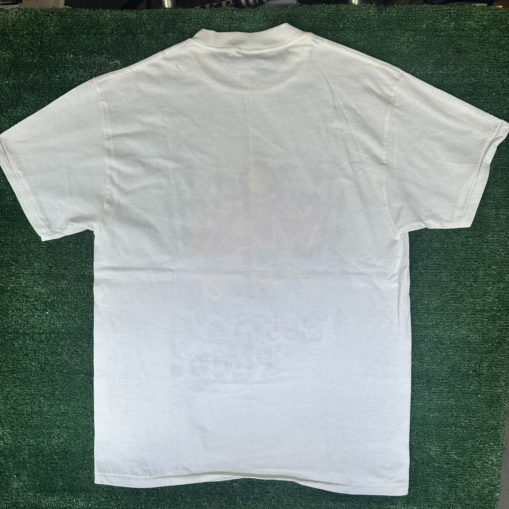 Delta Vintage 90s 104FM WTQR Racing T-Shirt Single Stitch NASCAR C Size US L / EU 52-54 / 3 - 7 Thumbnail