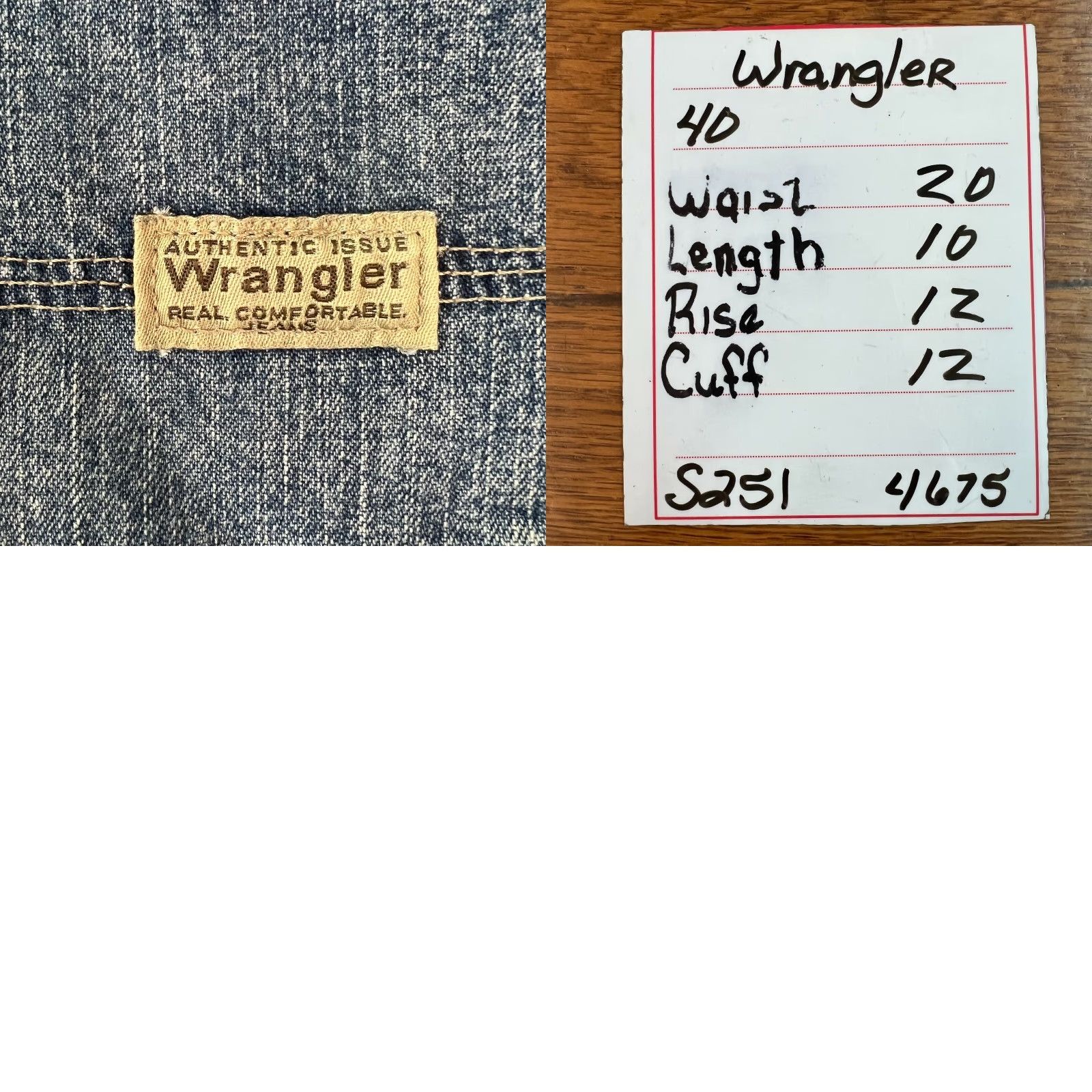 Wrangler Wrangler Mens Flat Front Mid Rise Authentic Casual Blue Denim Shorts Size 40 Size US 40 / EU 56 - 8 Thumbnail
